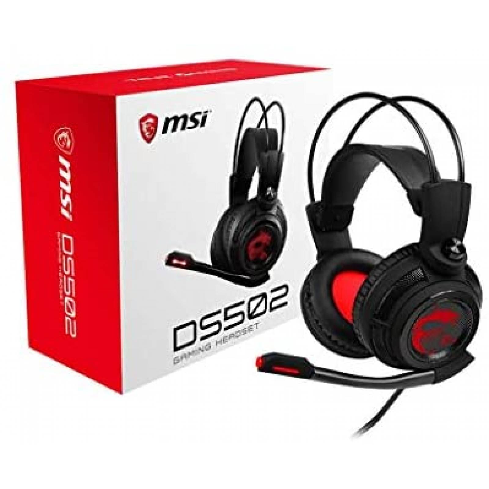 Auriculares MSI DS502 Gaming con microfono USB 2.0