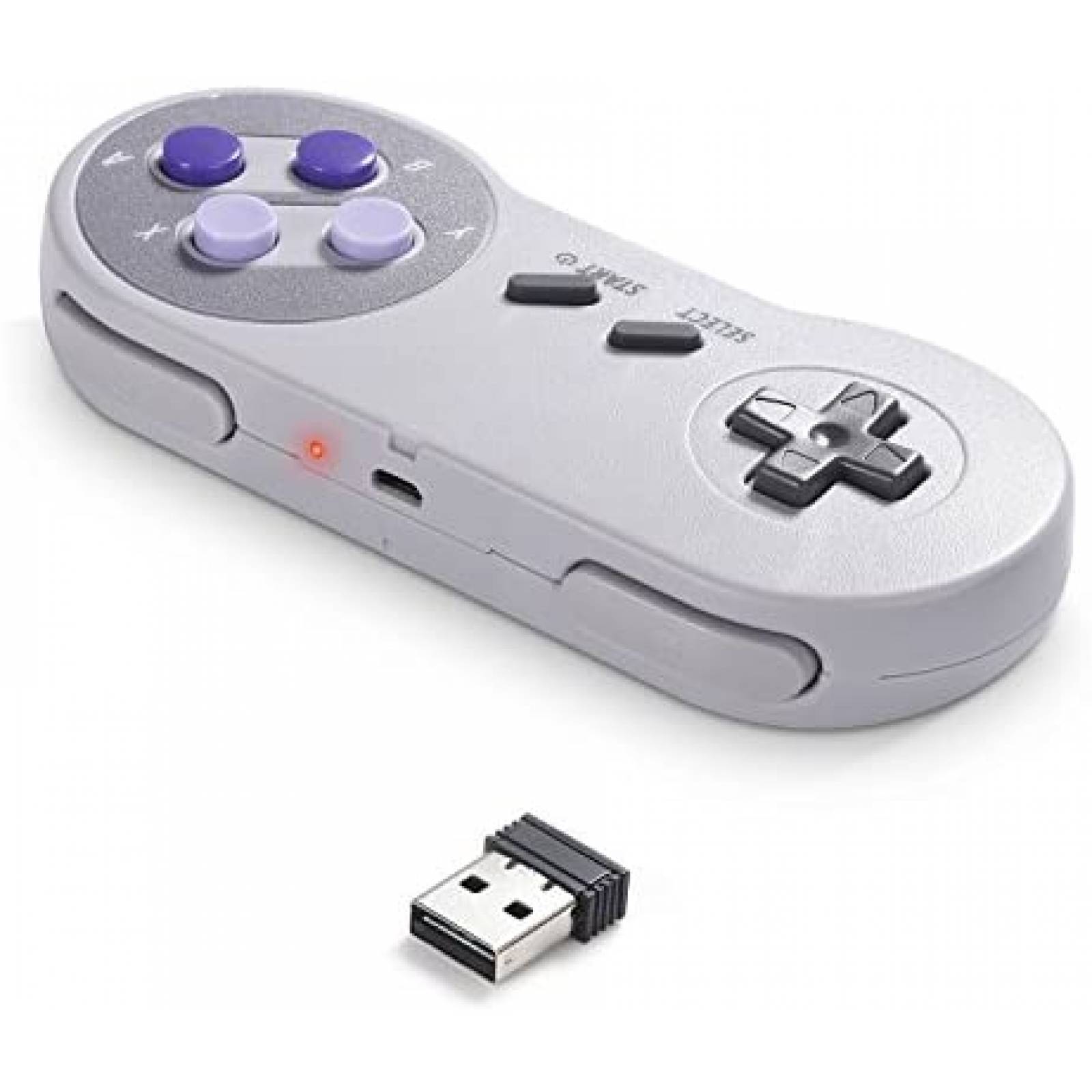Control SNES iNNEXT 2.4Ghz Inalambrico Compatible -Gris