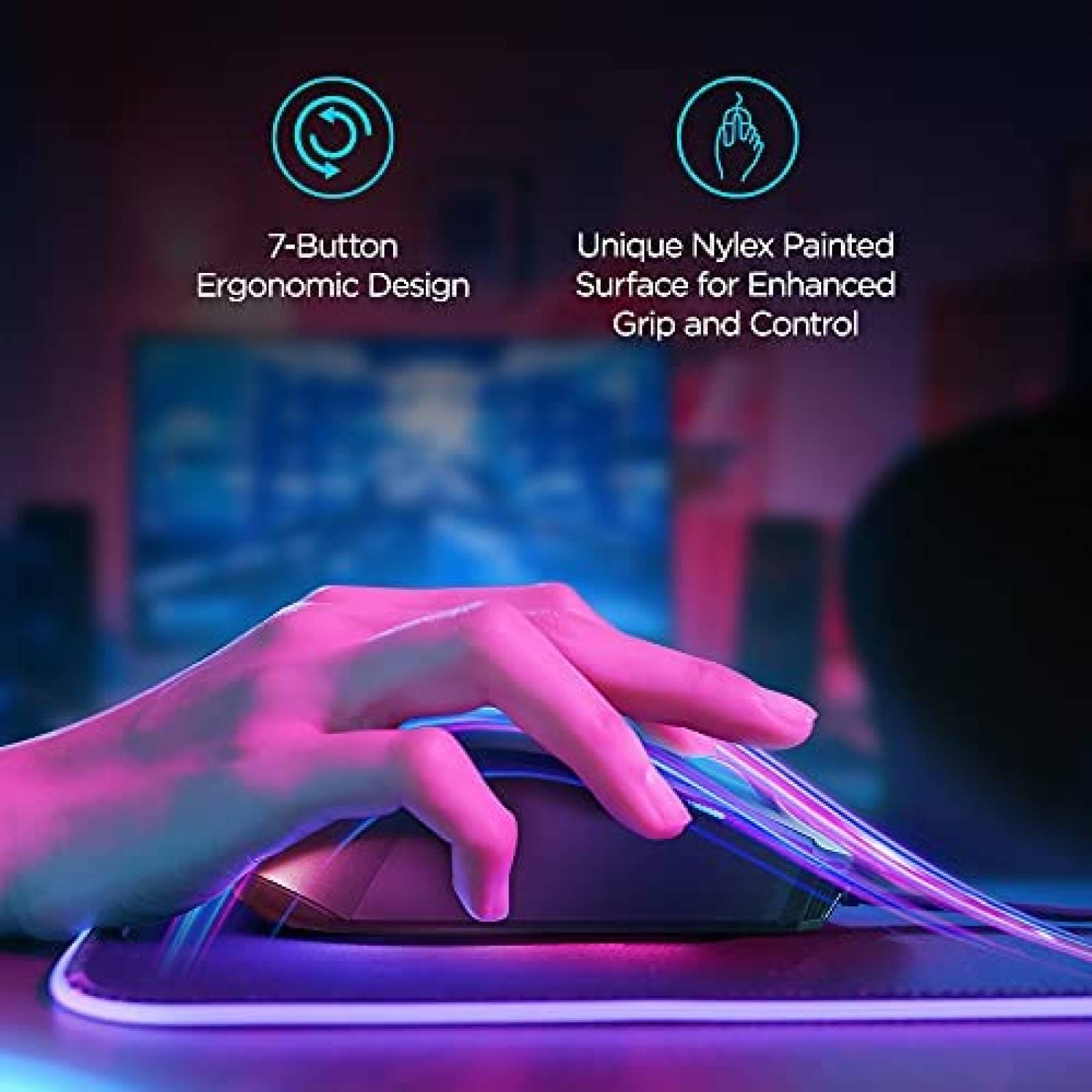 Mouse the Lenovo IdeaPad M100 Gaming ajustable -Negro