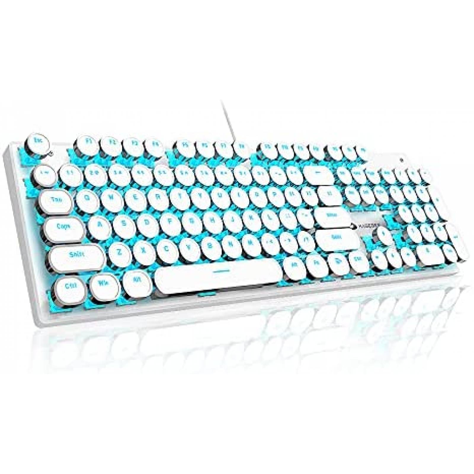 Teclado mecanico MageGee con retroiluminacion LED -Azul
