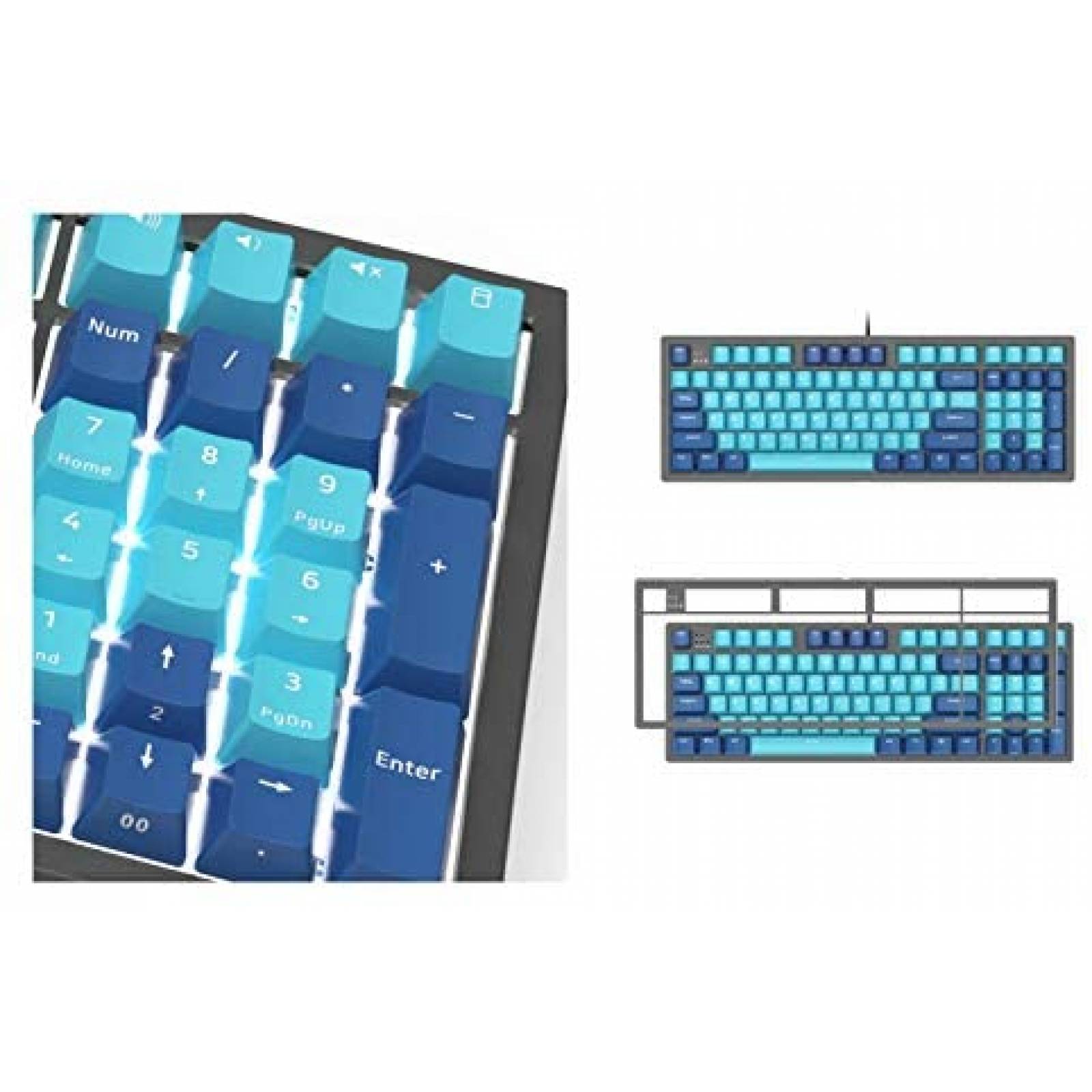 Teclado Gamer FIRSTBLOOD ONLY GAME. Mecanico de 96 Teclas