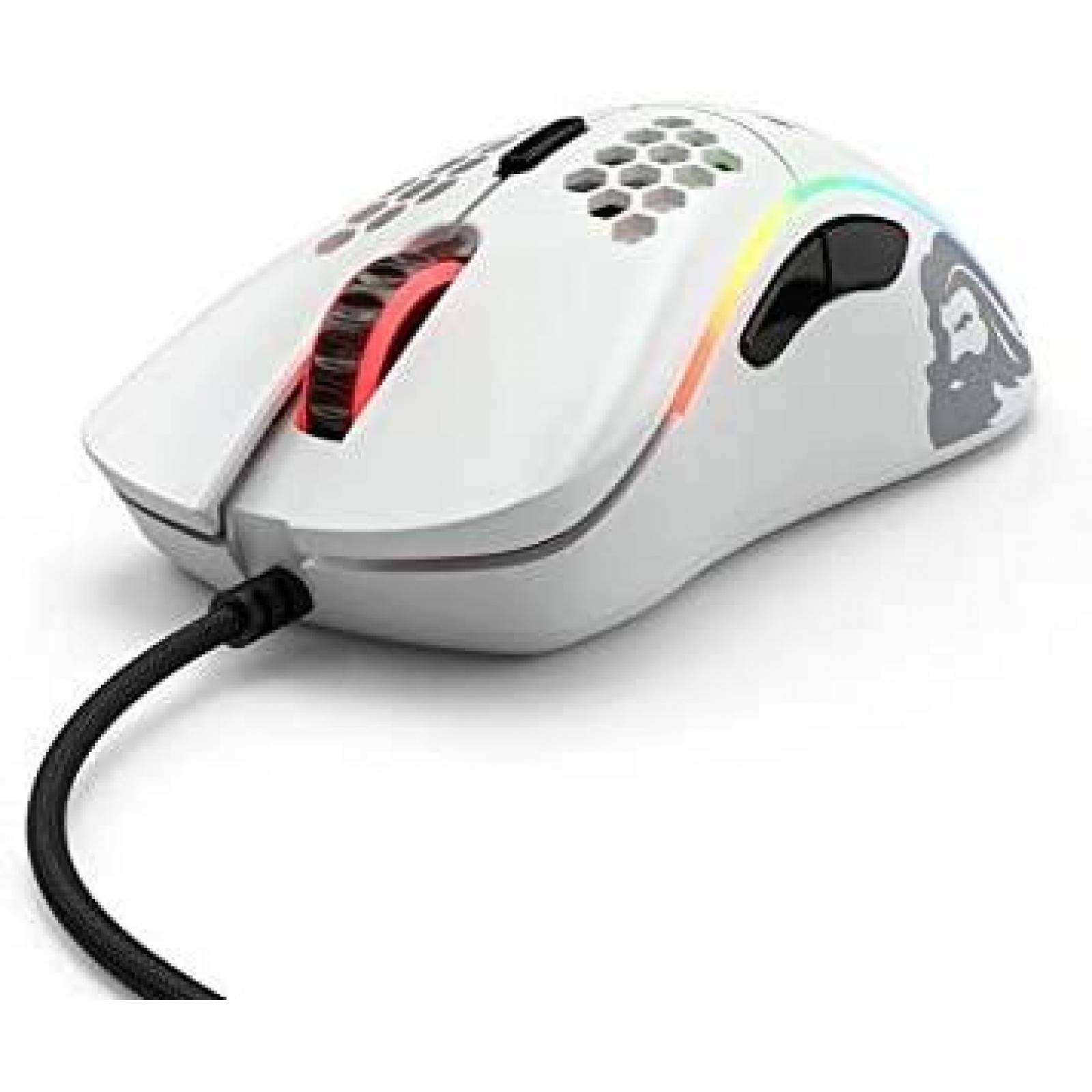 Mouse Gamer Glorious PC Gaming Race Model D USB -Blanco