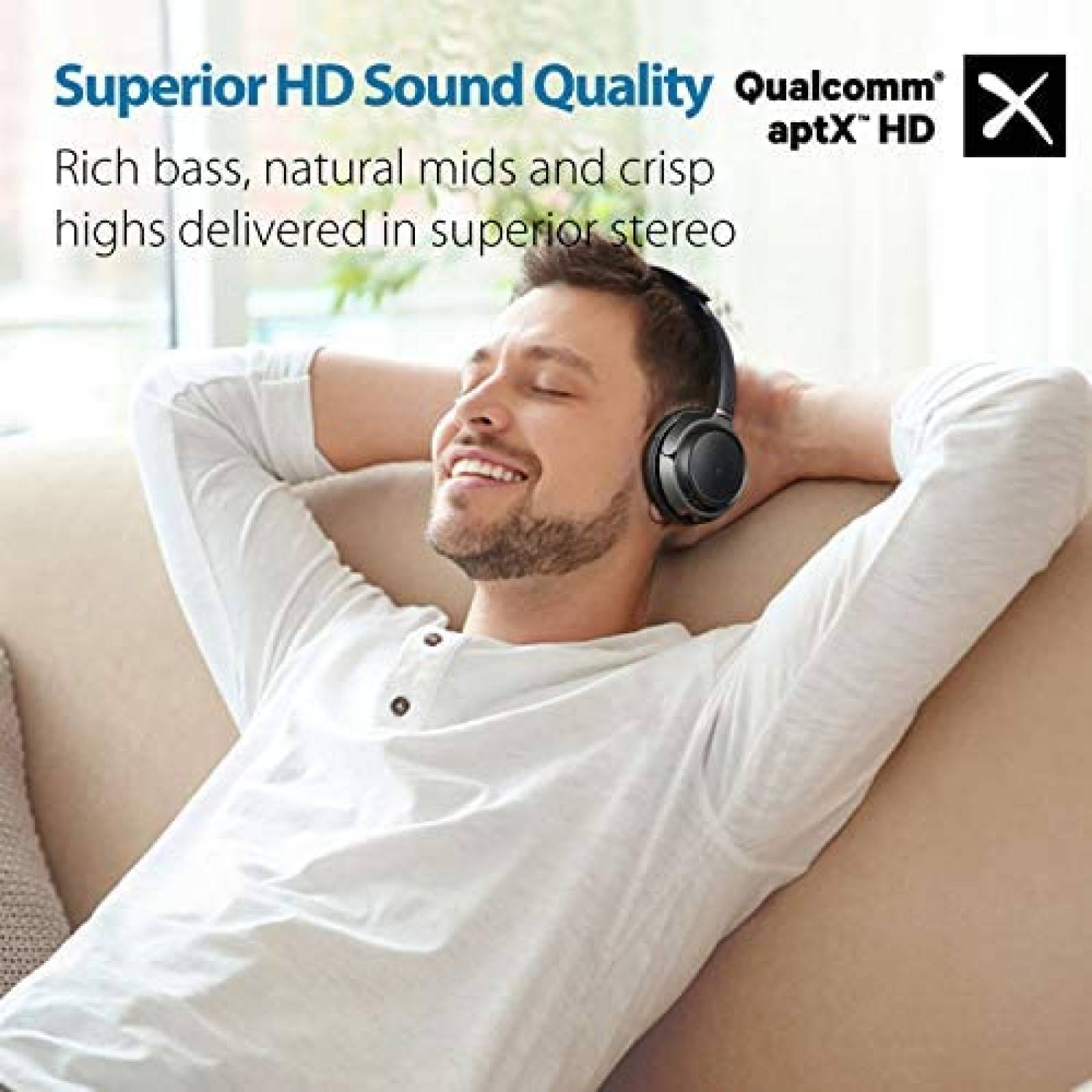 Audifonos Avantree Alto Clair aptX HD Bluetooth Hi-Fi -Negro