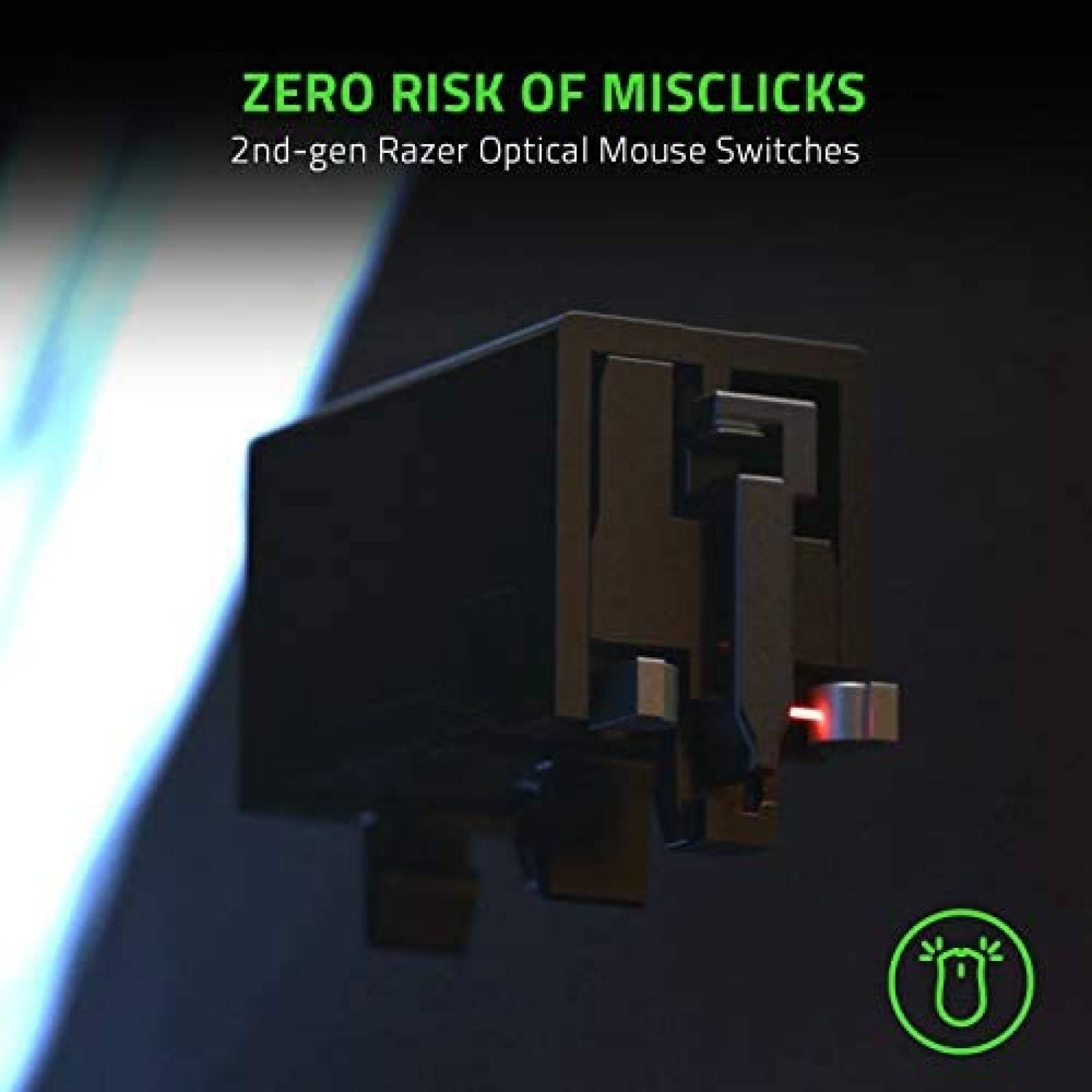 Mouse Razer Viper 8KHz con cable para juegos -Negro