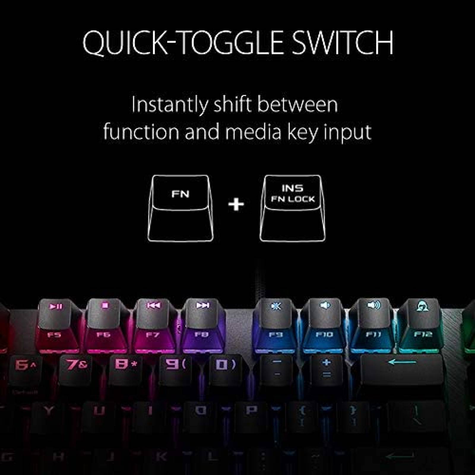 Teclado Gamer ASUS ROG Strix Scope NX TKL Deluxe mecanico