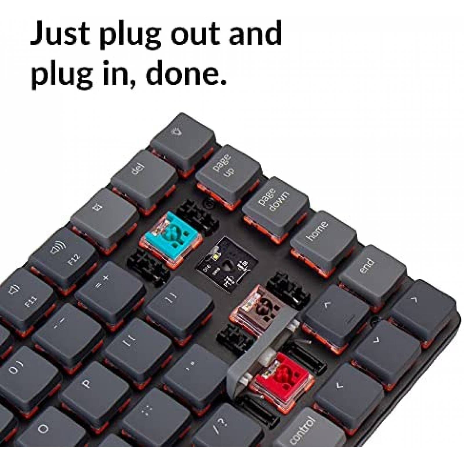 Teclado Keychron K3 Ultra Slim 84 Teclas Cable USB