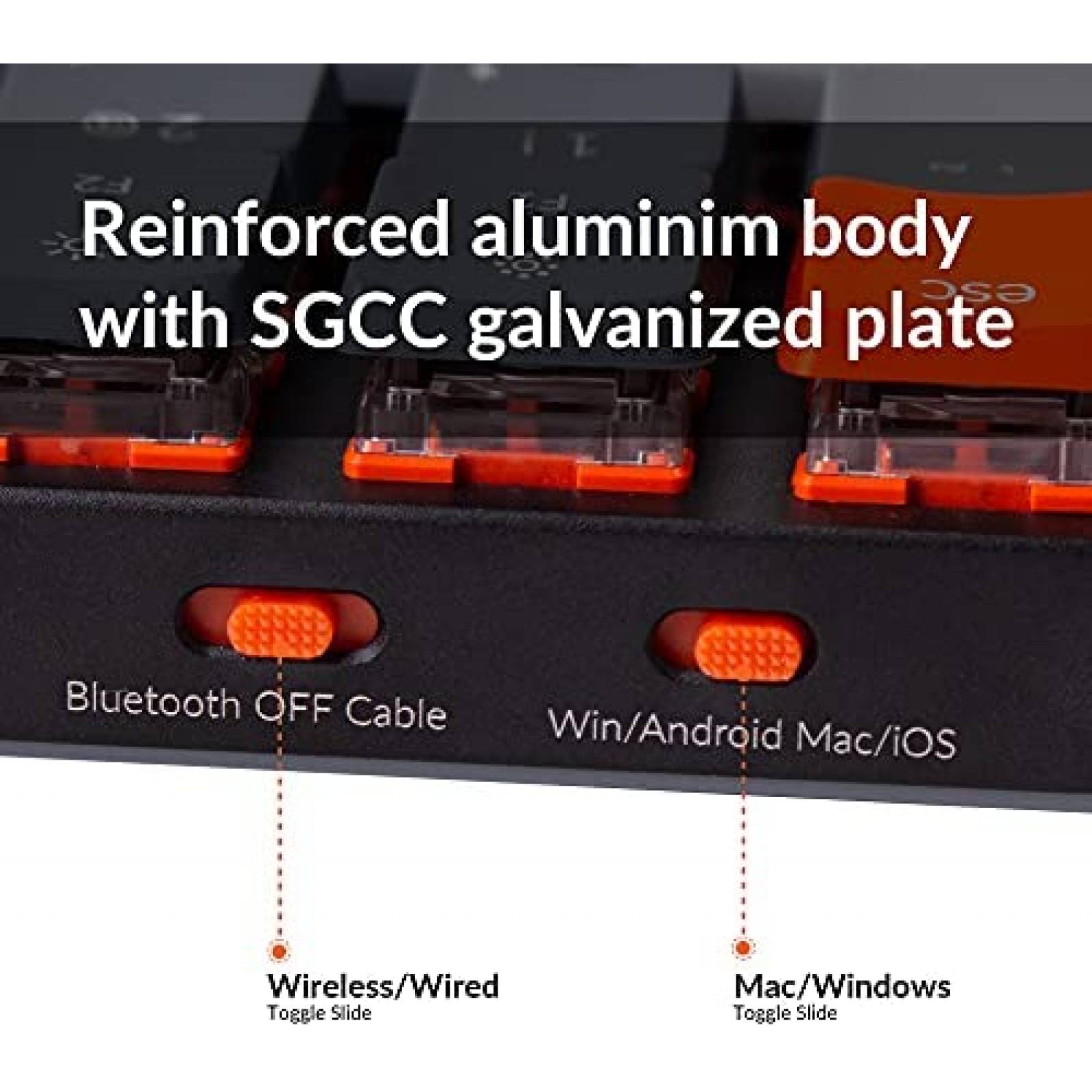 Teclado Keychron K3 Ultra Slim 84 Teclas Cable USB