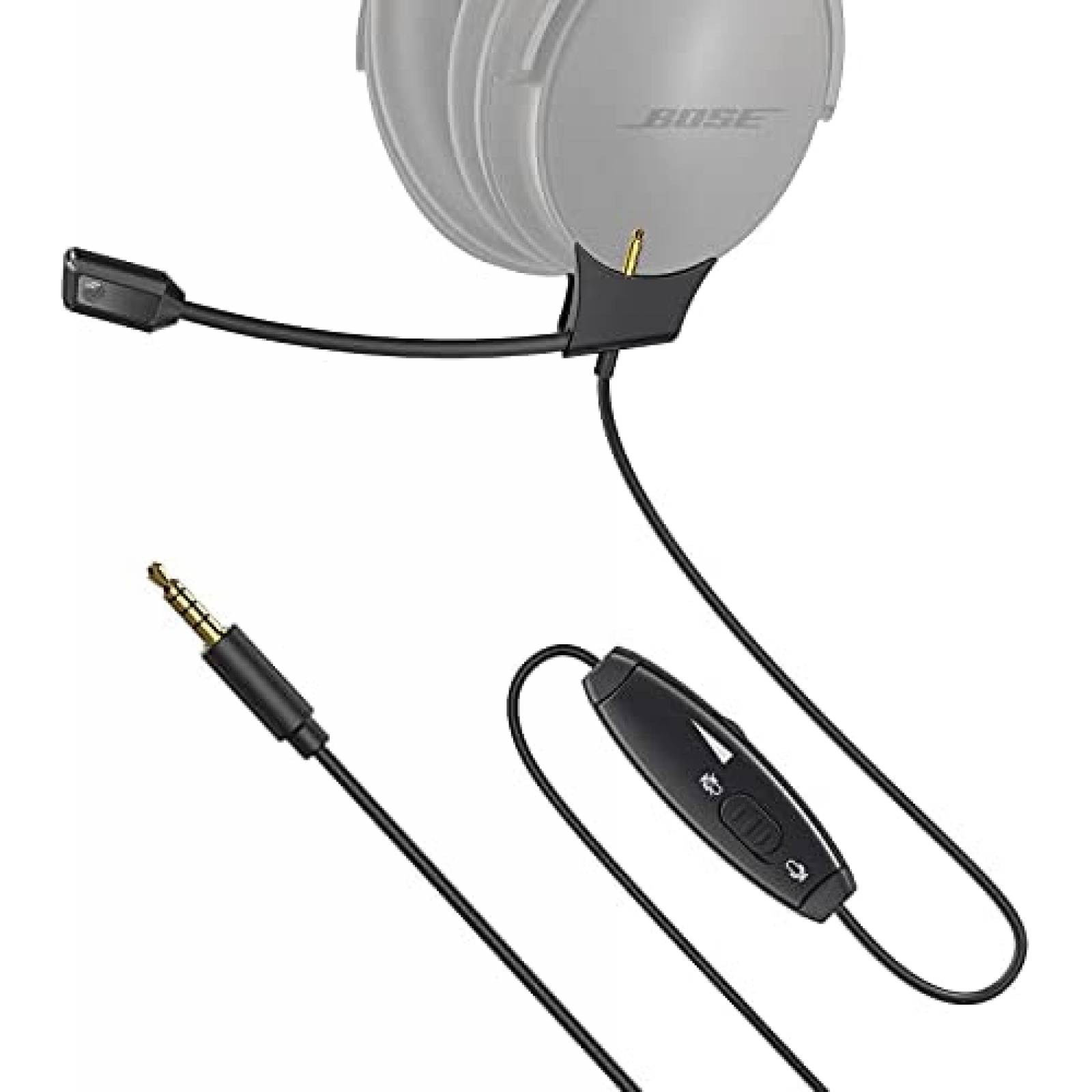 Microfono FULAIM Compatible Auriculares Consolas -Negro