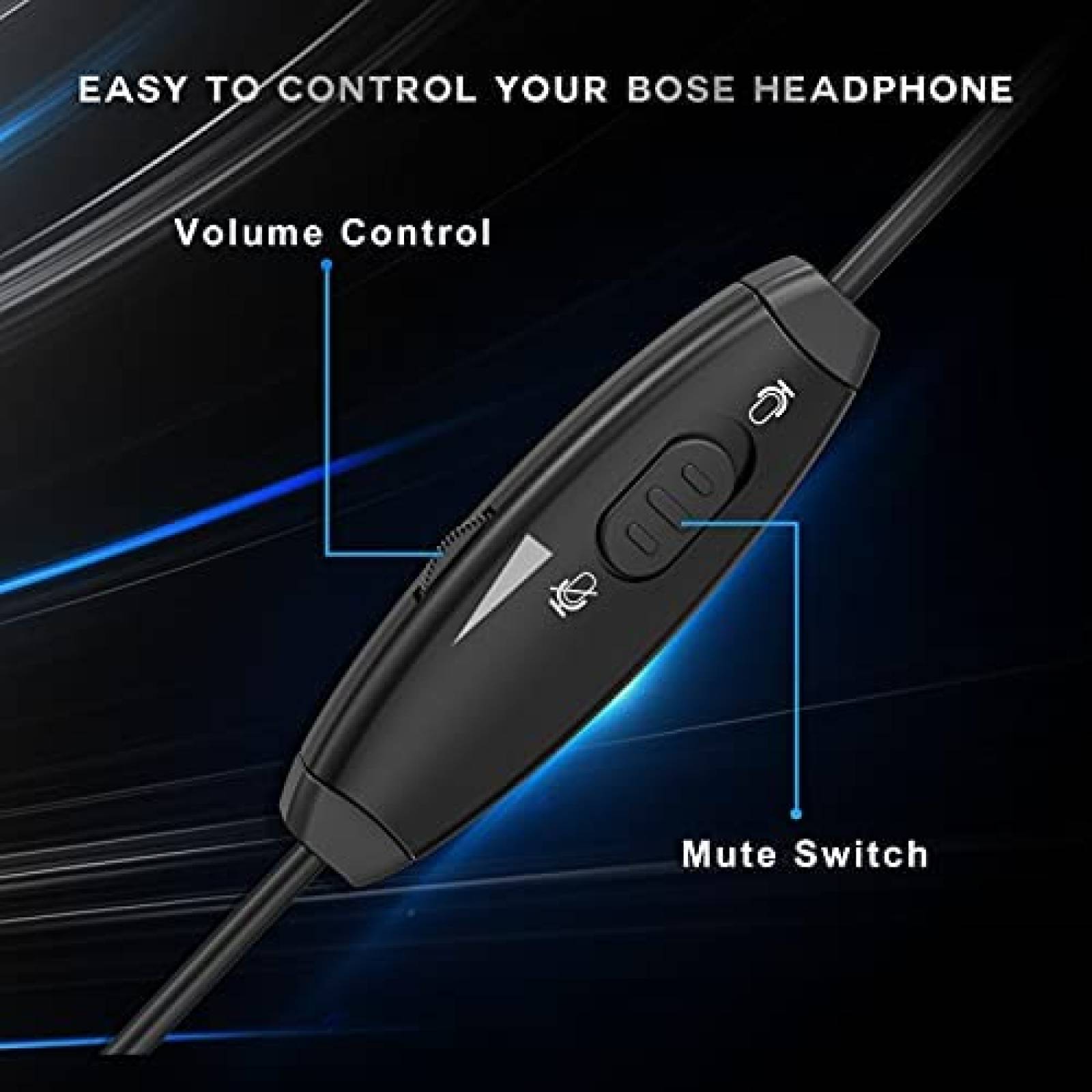 Microfono FULAIM Compatible Auriculares Consolas -Negro