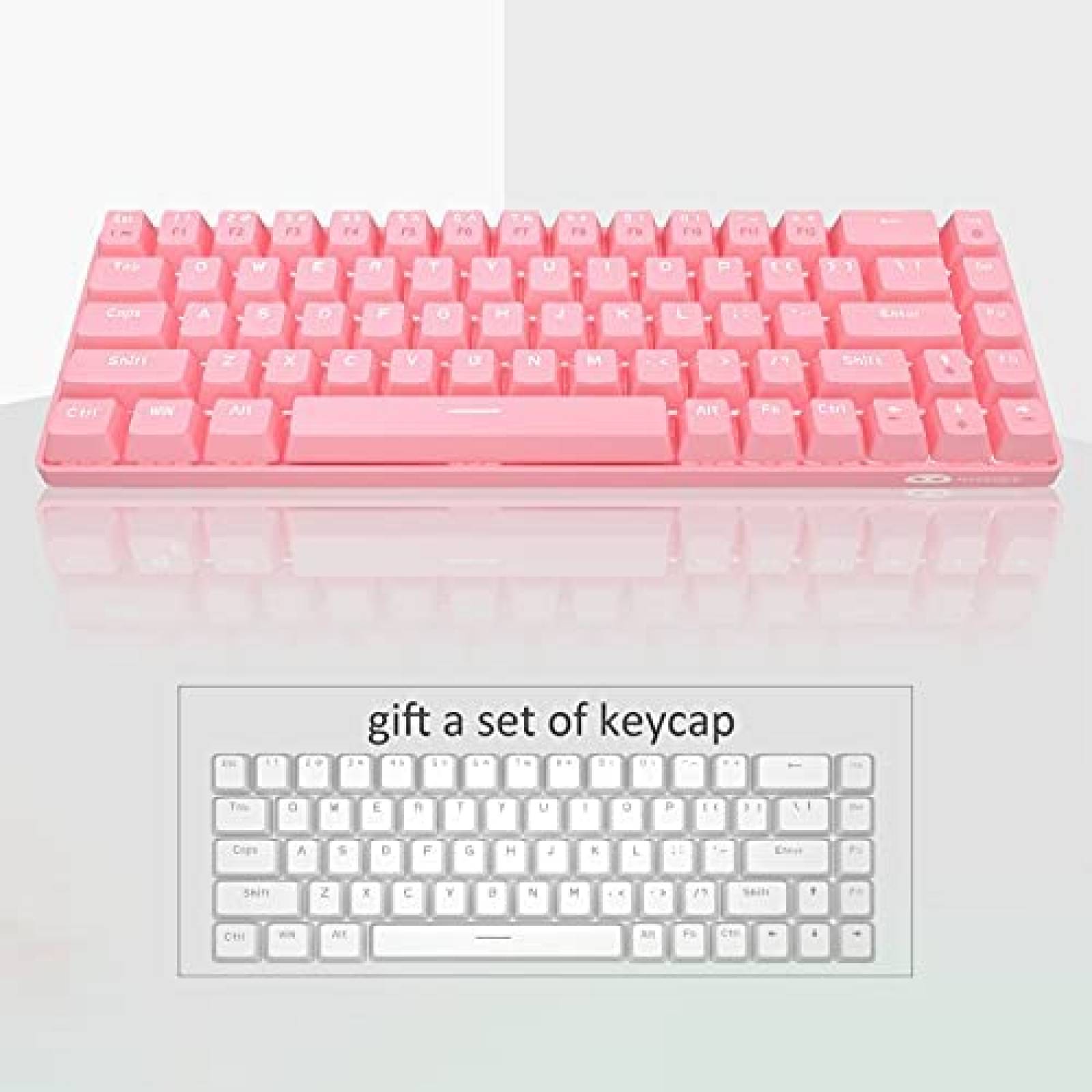 Teclado MageGee MK-Box portatil para juegos -Blanco