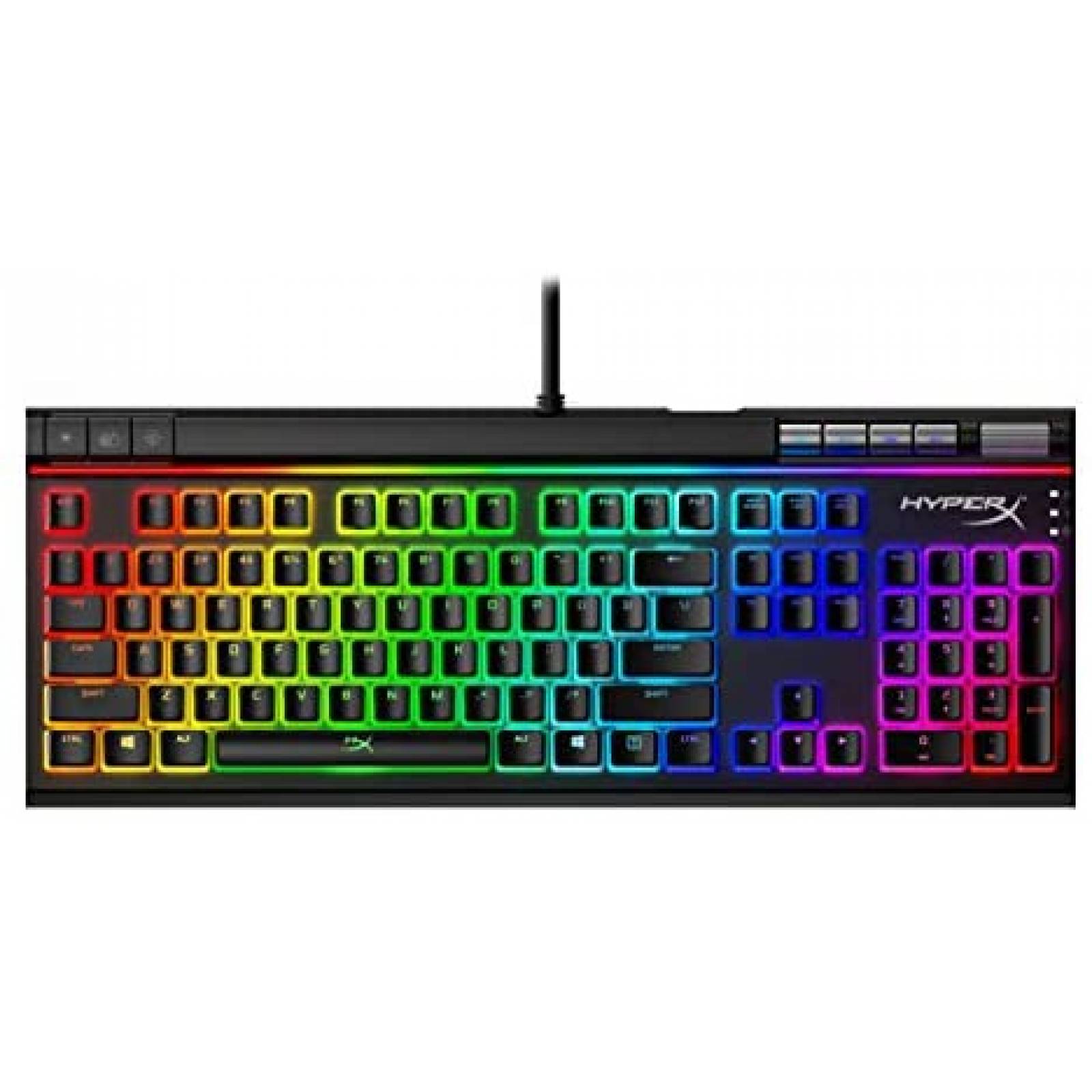 Teclado Gamer HyperX Alloy Elite 2 C/Luz LED USB -Negro
