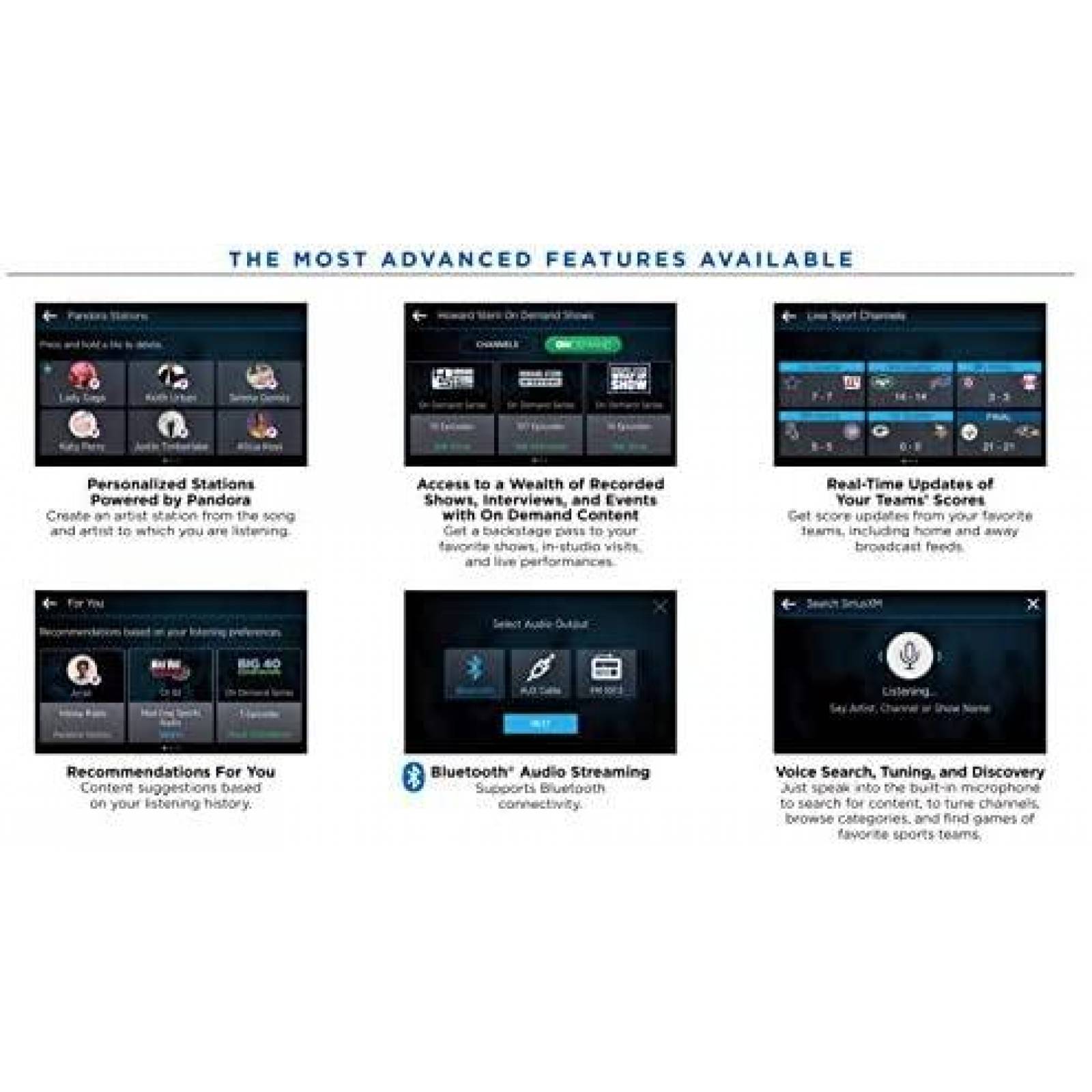 Estereo para Auto SIRIUSXM SXWB1V1 Bluetooth -Negro