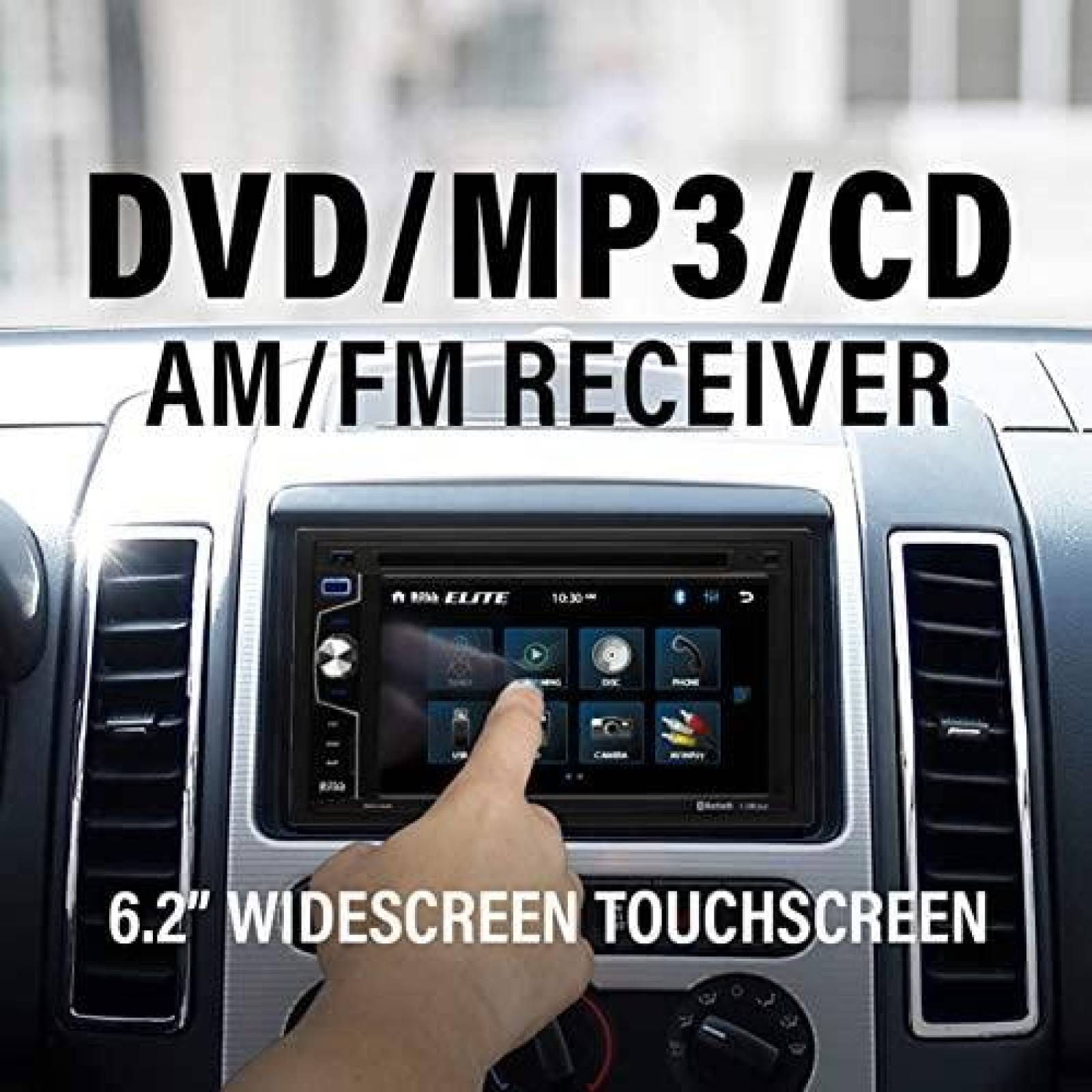 Reproductor de DVDs para Automovil BOSS Audio System -Negro