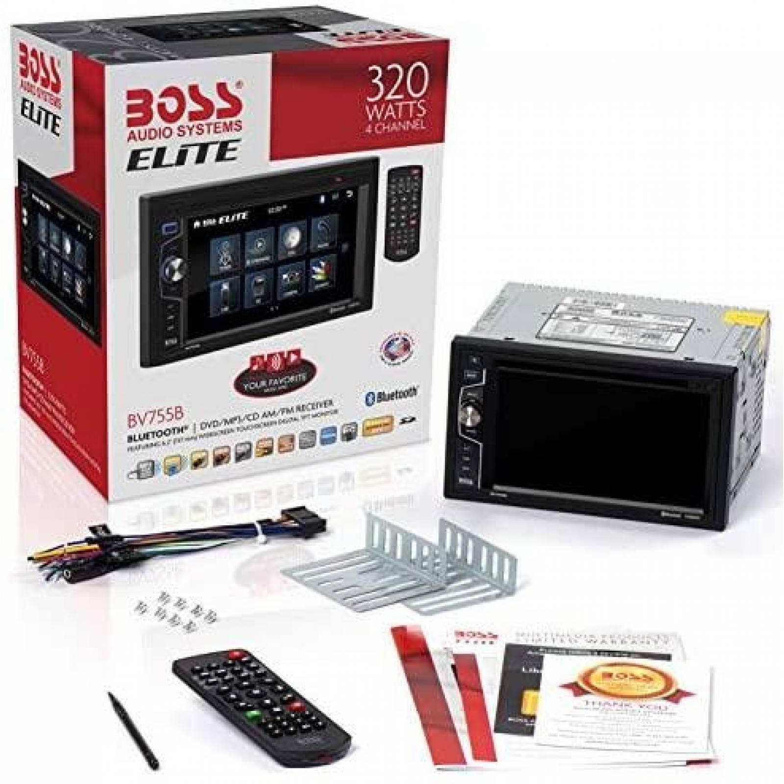 Reproductor de DVDs para Automovil BOSS Audio System -Negro