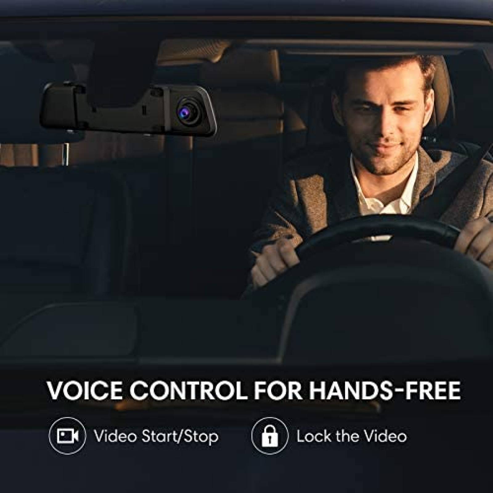 Camara Carchet De Respaldo Impermeable 2.5k -Negro