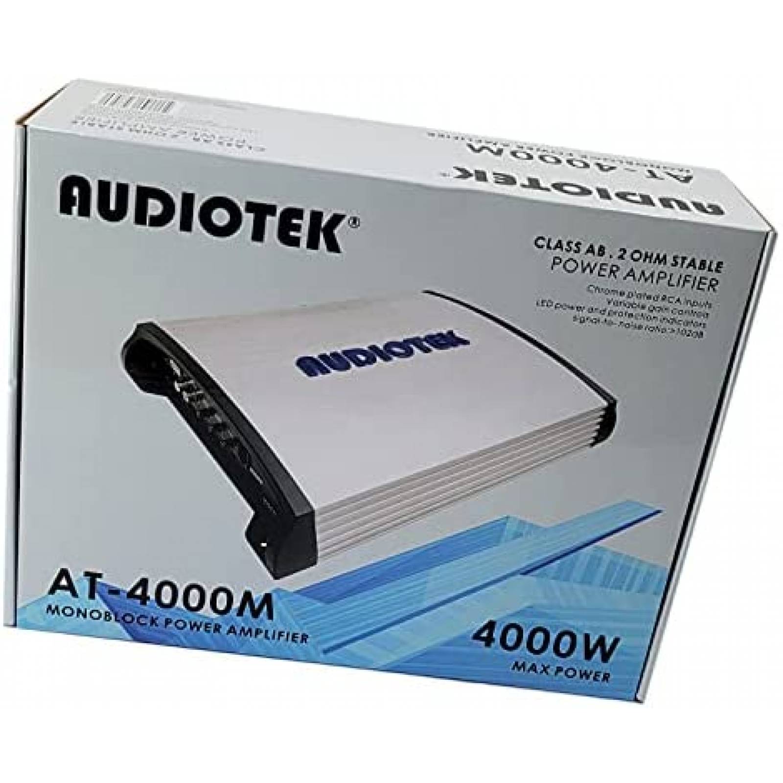 Amplificador para Auto Audiotek Monobloque de 1 Canal