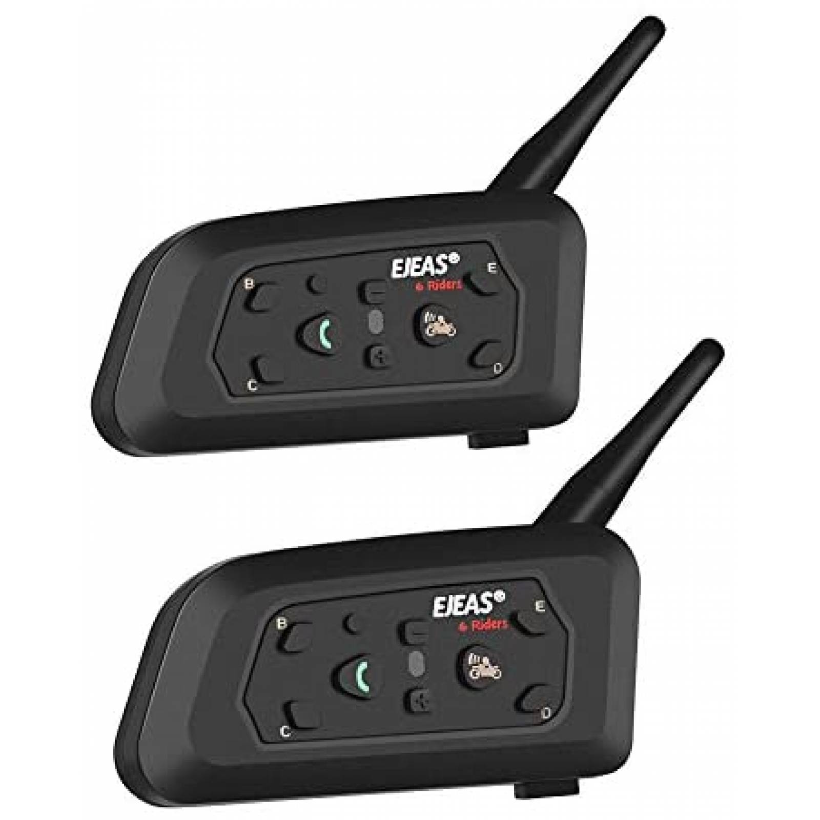 Intercomunicador EJEAS V6 Pro Auriculares impermeables-Negro