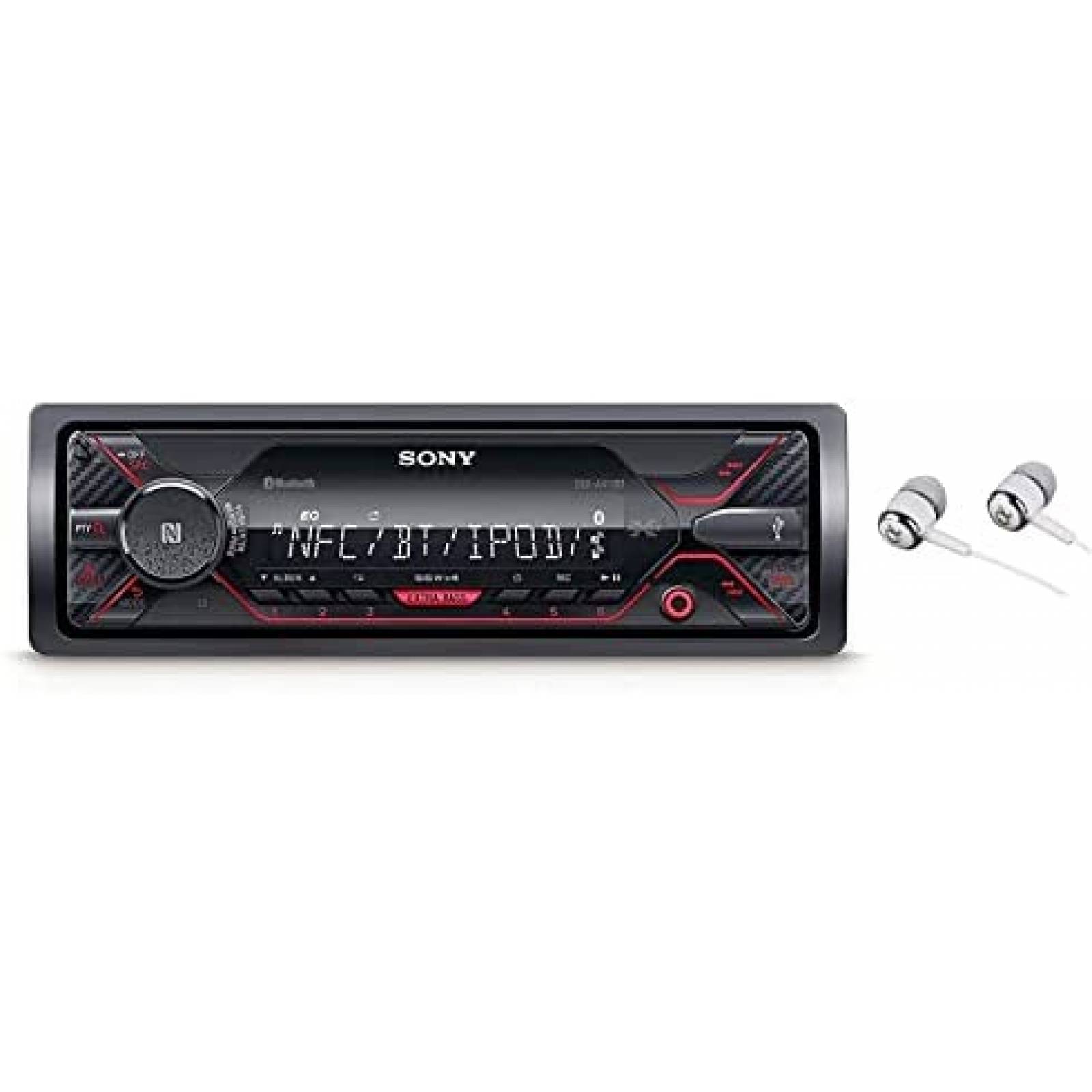 Estereo para Carro Sony DSX-A410BT USB/AUX No CD -Negro