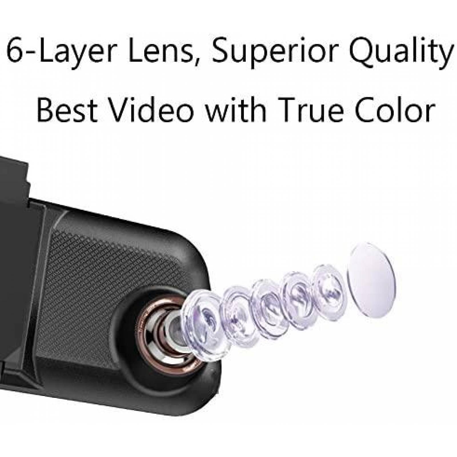 Camara Trasera para Vehiculo KDLINKS R100 UHD 1296P -Negro