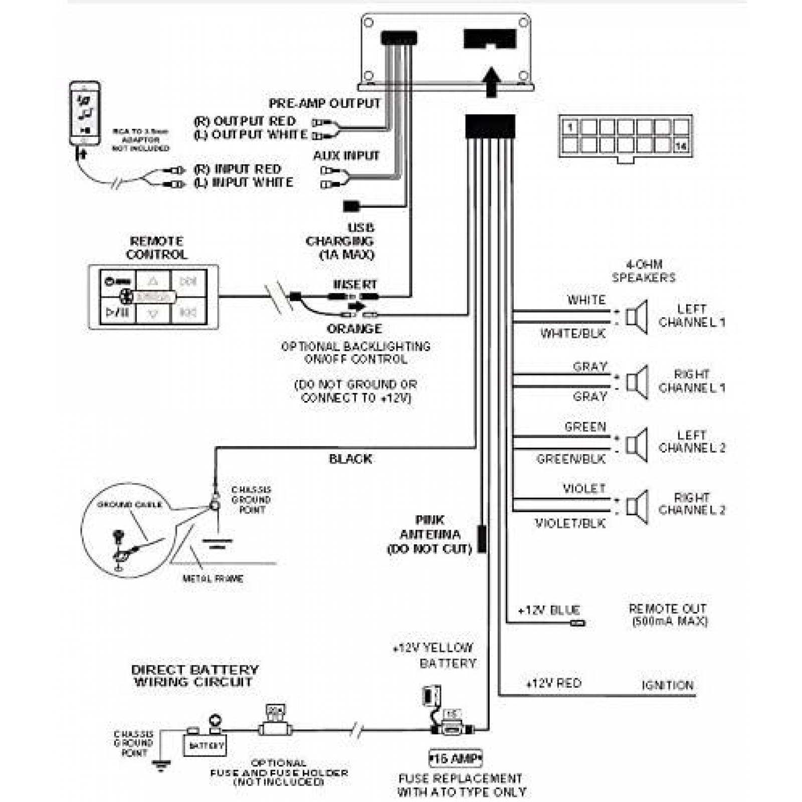 Amplificador BOSS Audio Systems 500 Watts A Prueba de Agua