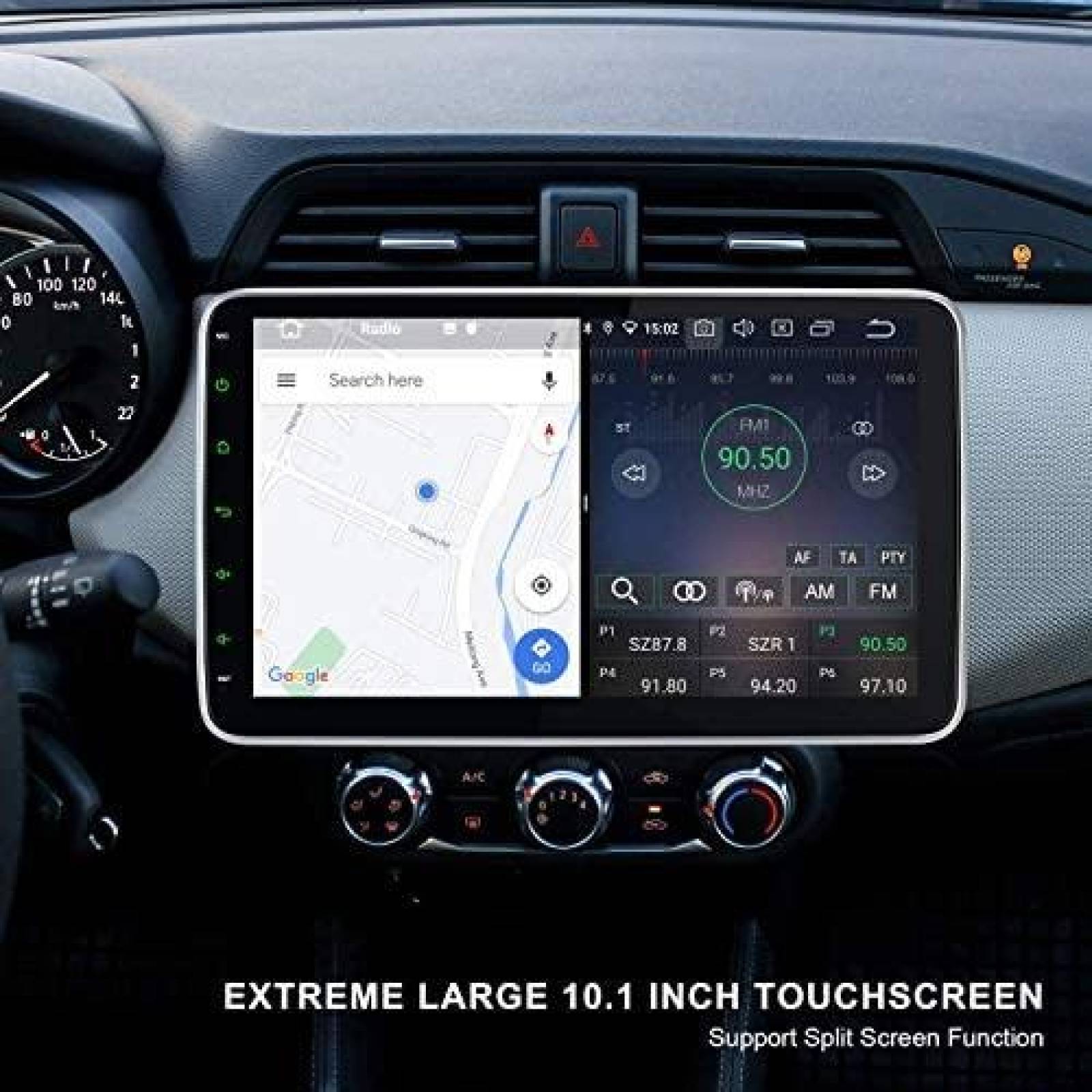 Navegador para Auto Vanku 10.1 Android 10 4GB GPS -Negro
