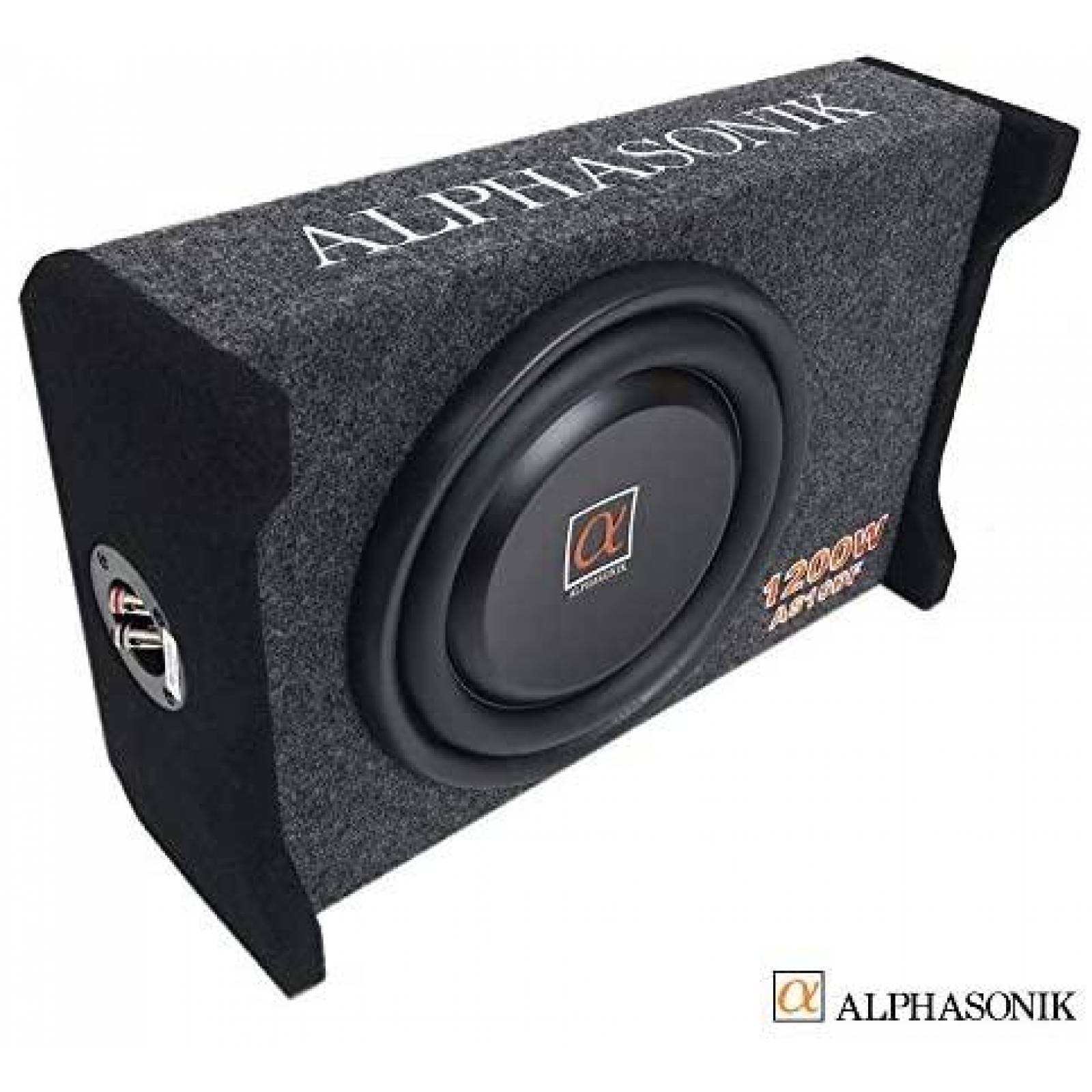 Bocina Subwoofer Alphasonik AS10DF 10'' 1200W 4 Ohm -Negro
