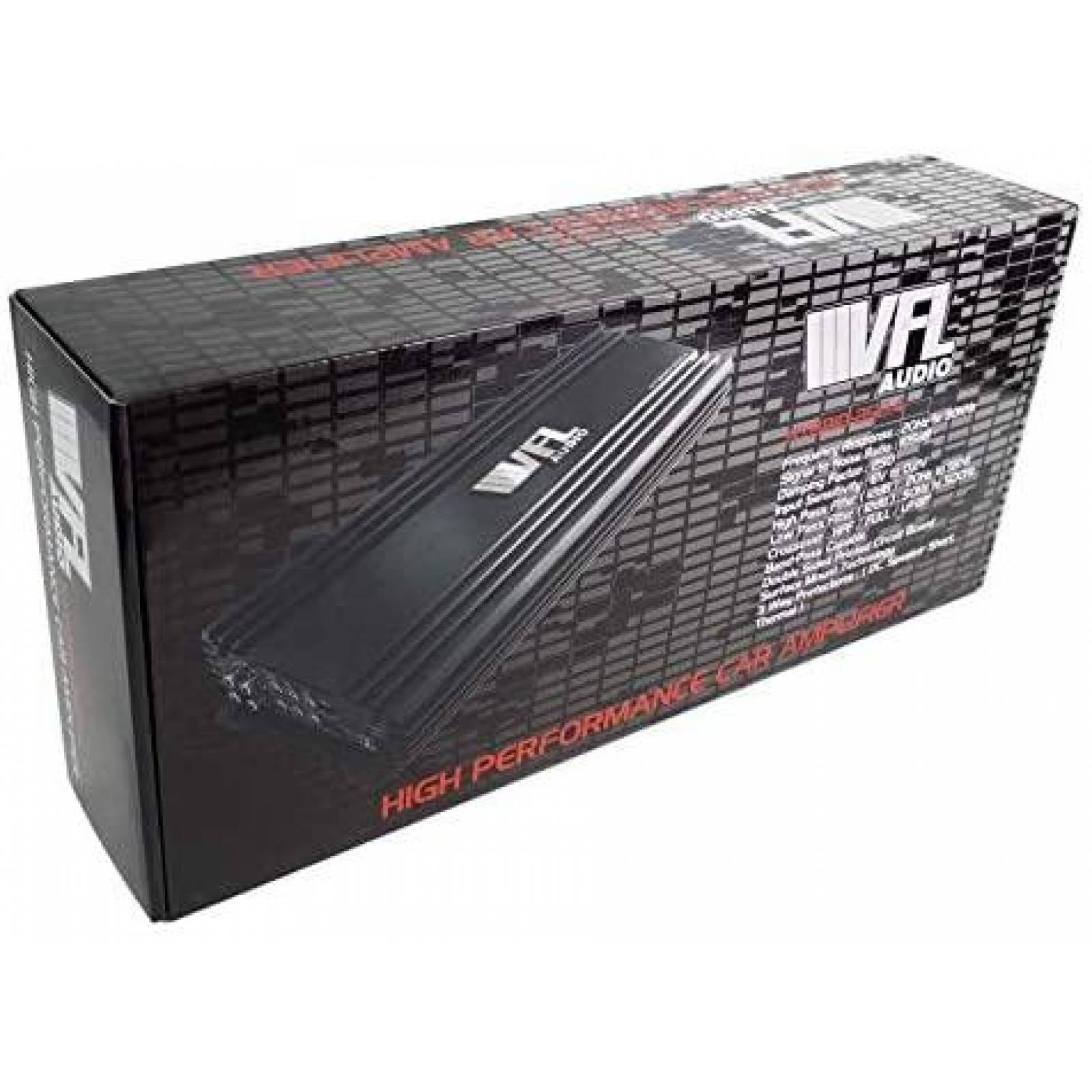 Amplificador American Bass VFLHYBRID2504 1000W 4Ch -Negro