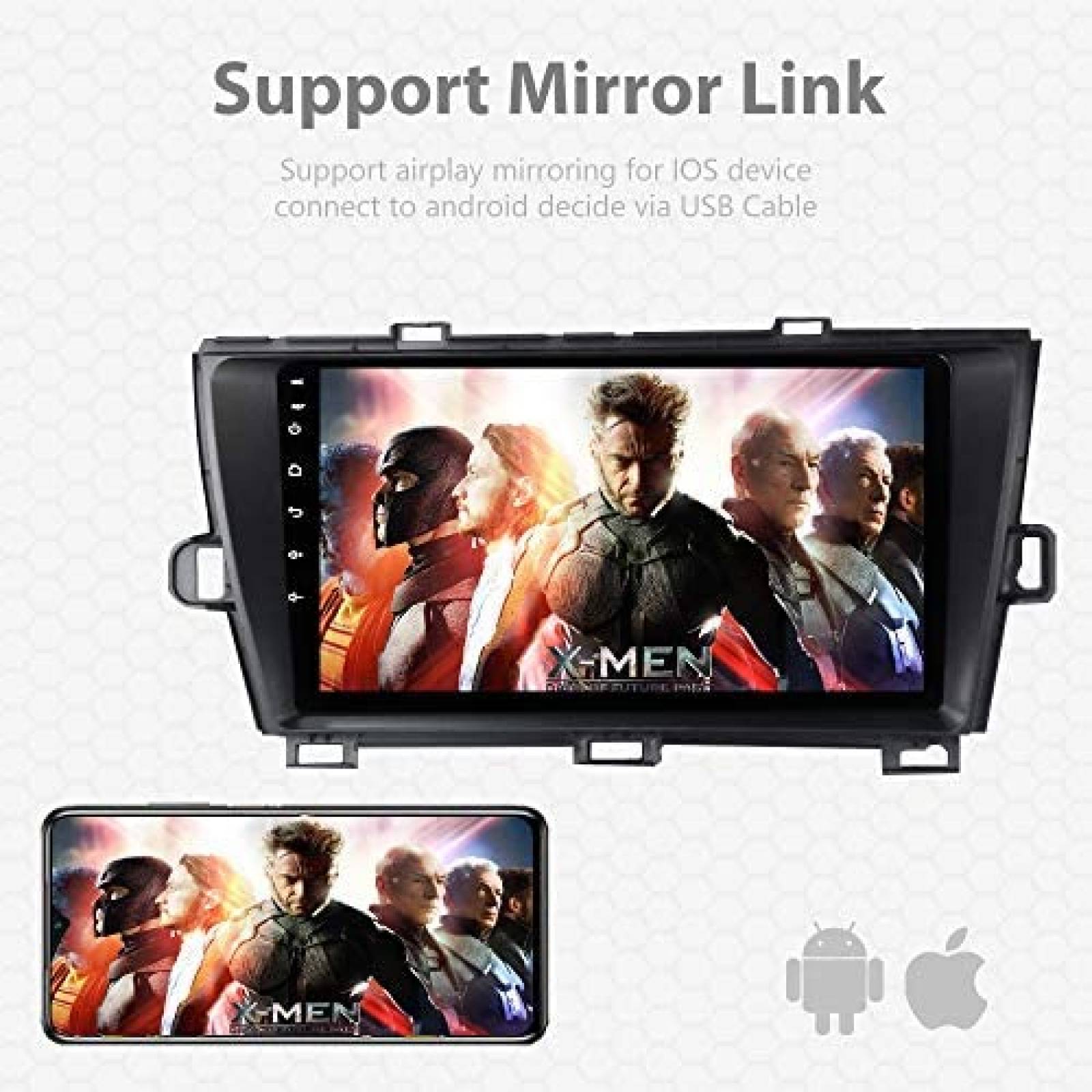 Estereo Carro LEXXSON Toyota Prius 9" Android Bluetooth USB