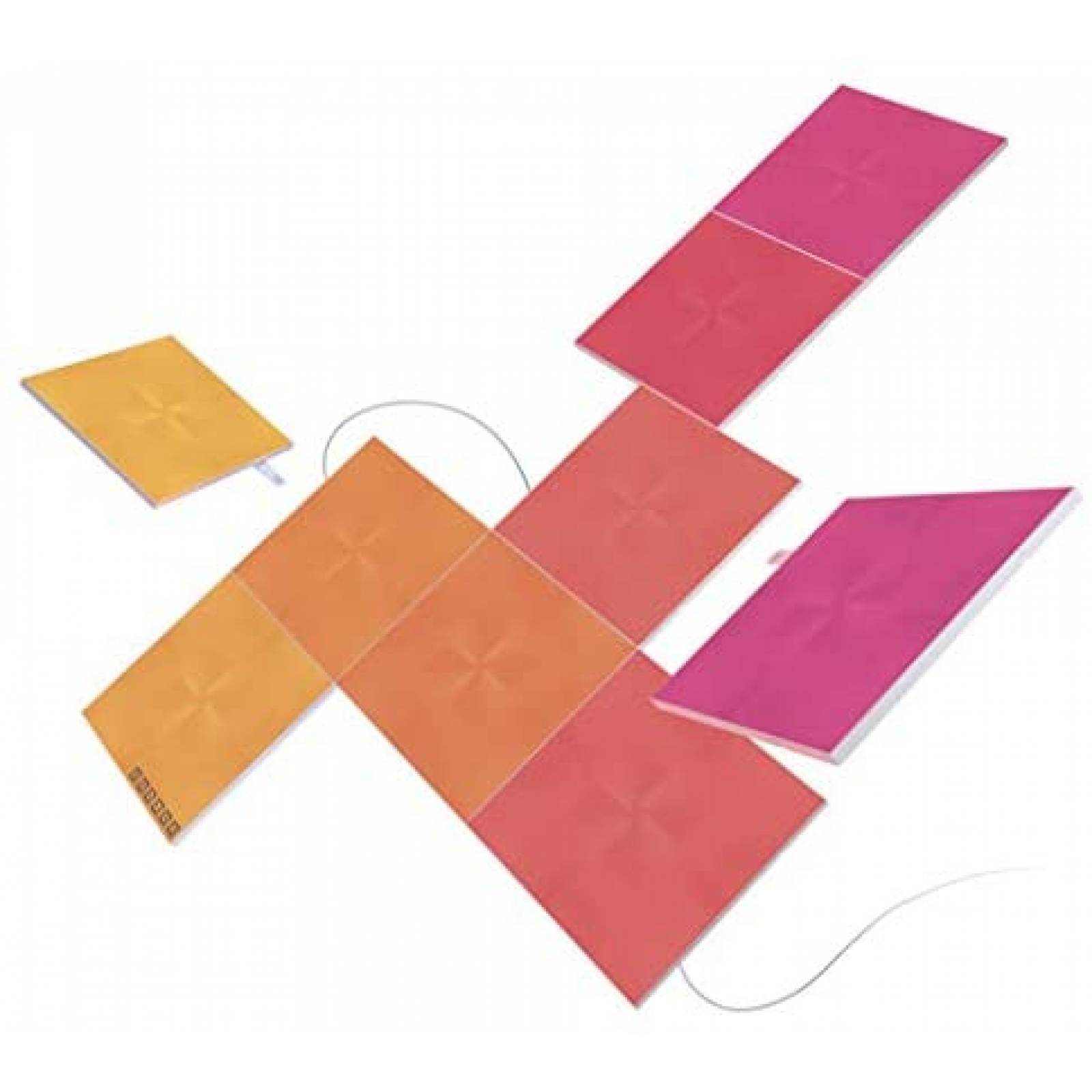 Panel de Luz Nanoleaf Kit de Inicio Inteligente 2.5m Rosa