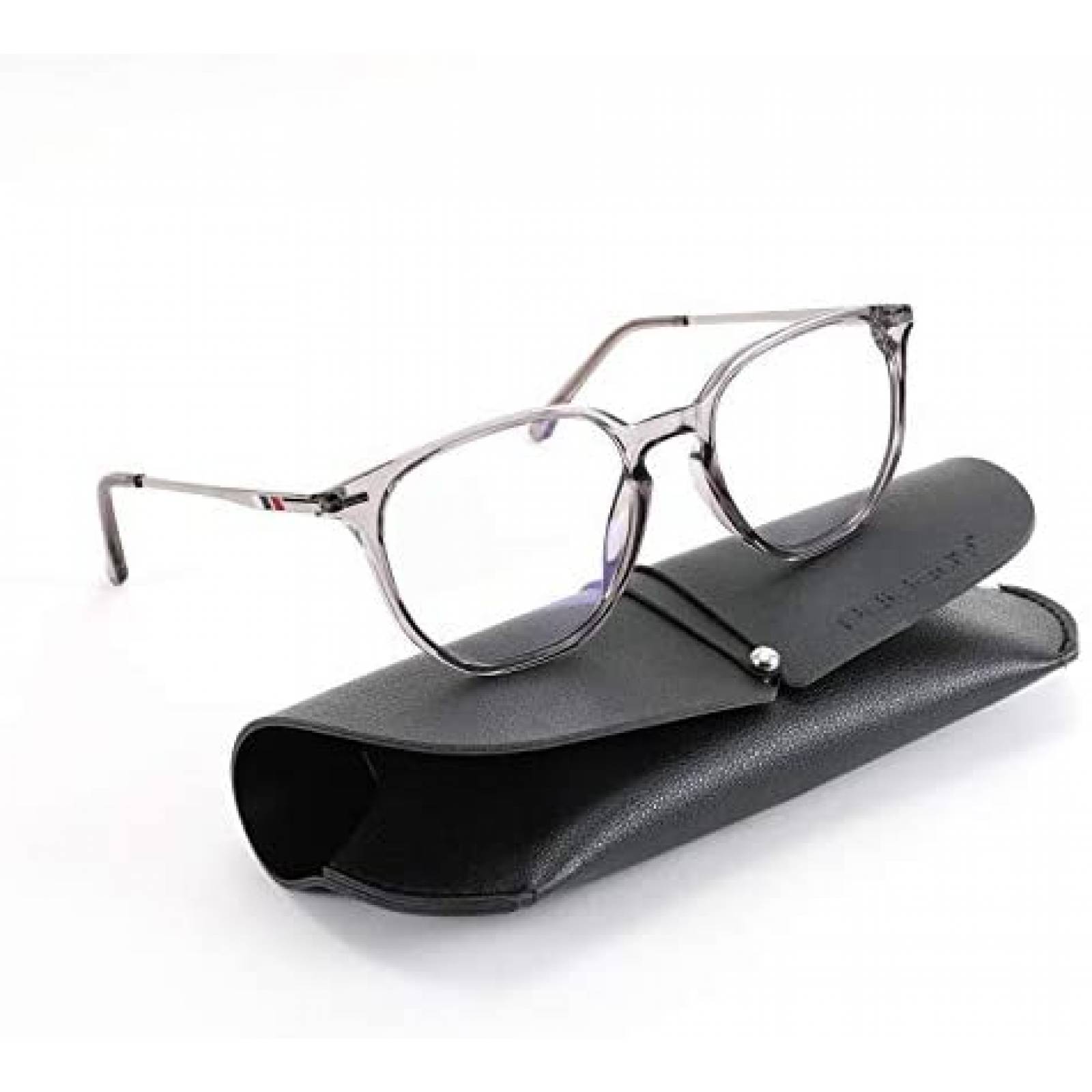 Gafas de bloqueo de luz azul FEISEDY B2687 poligonal ligero