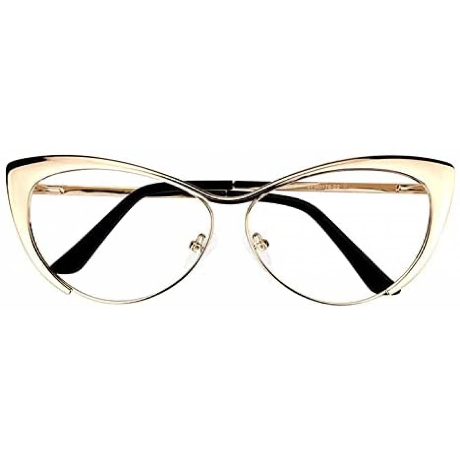Lentes de Bloque de Luz Azul Voogueme para Mujer -Dorado