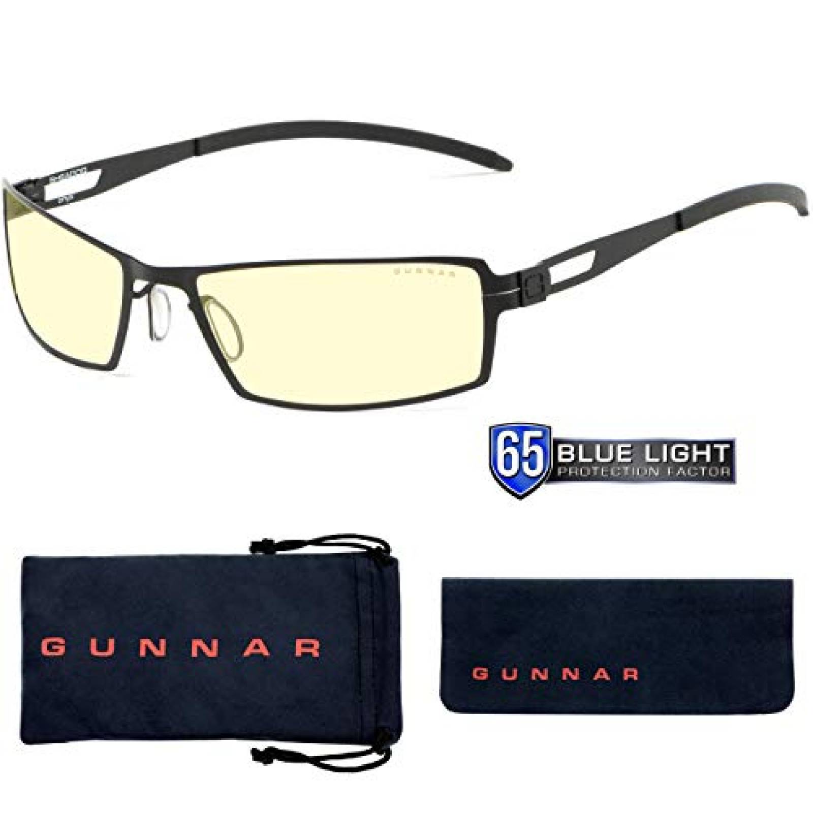 Lentes Gunnar Optiks Proteccion Contra la Luz Azul -Negro