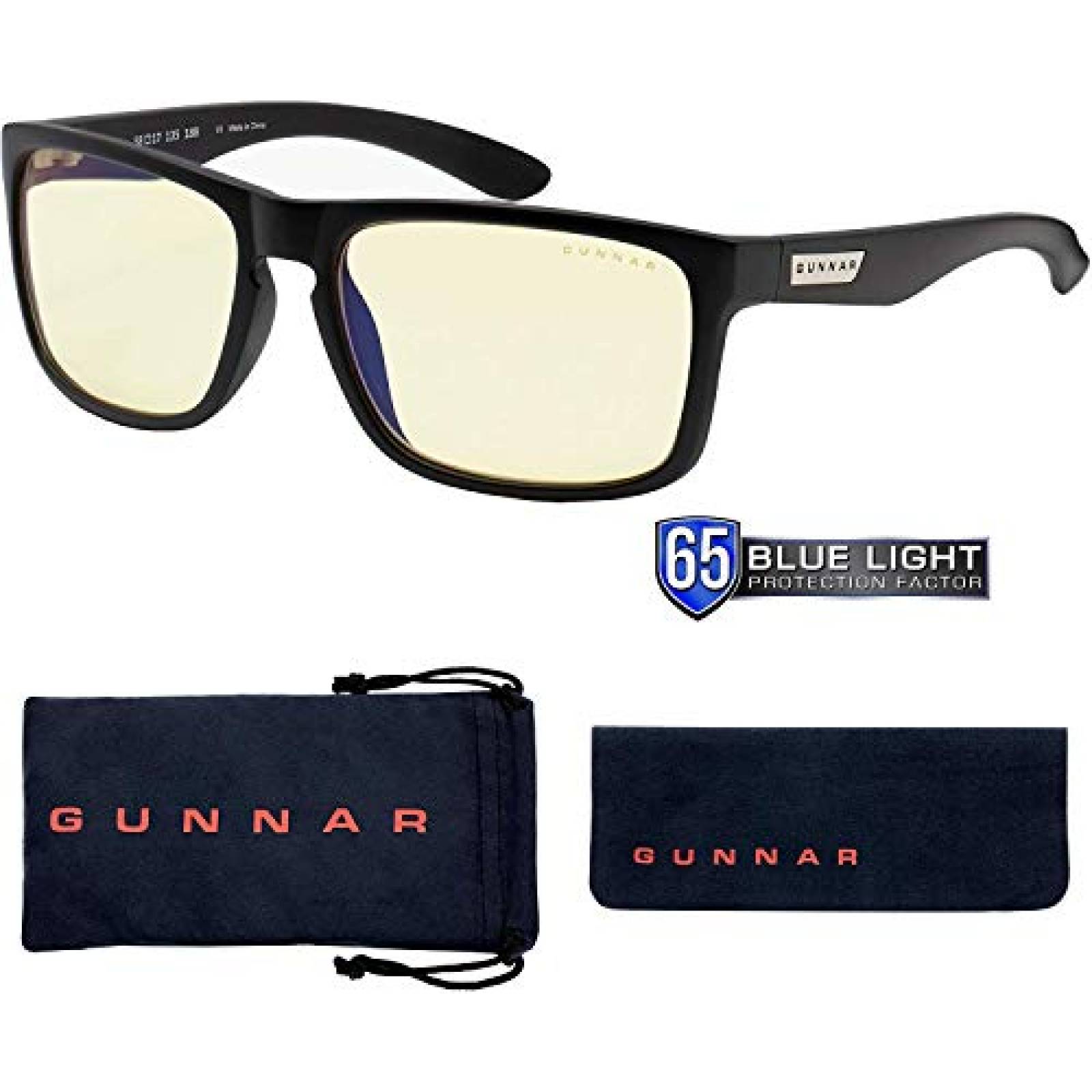 Lentes Gunnar Optiks Proteccion Contra la Luz Azul -Negro
