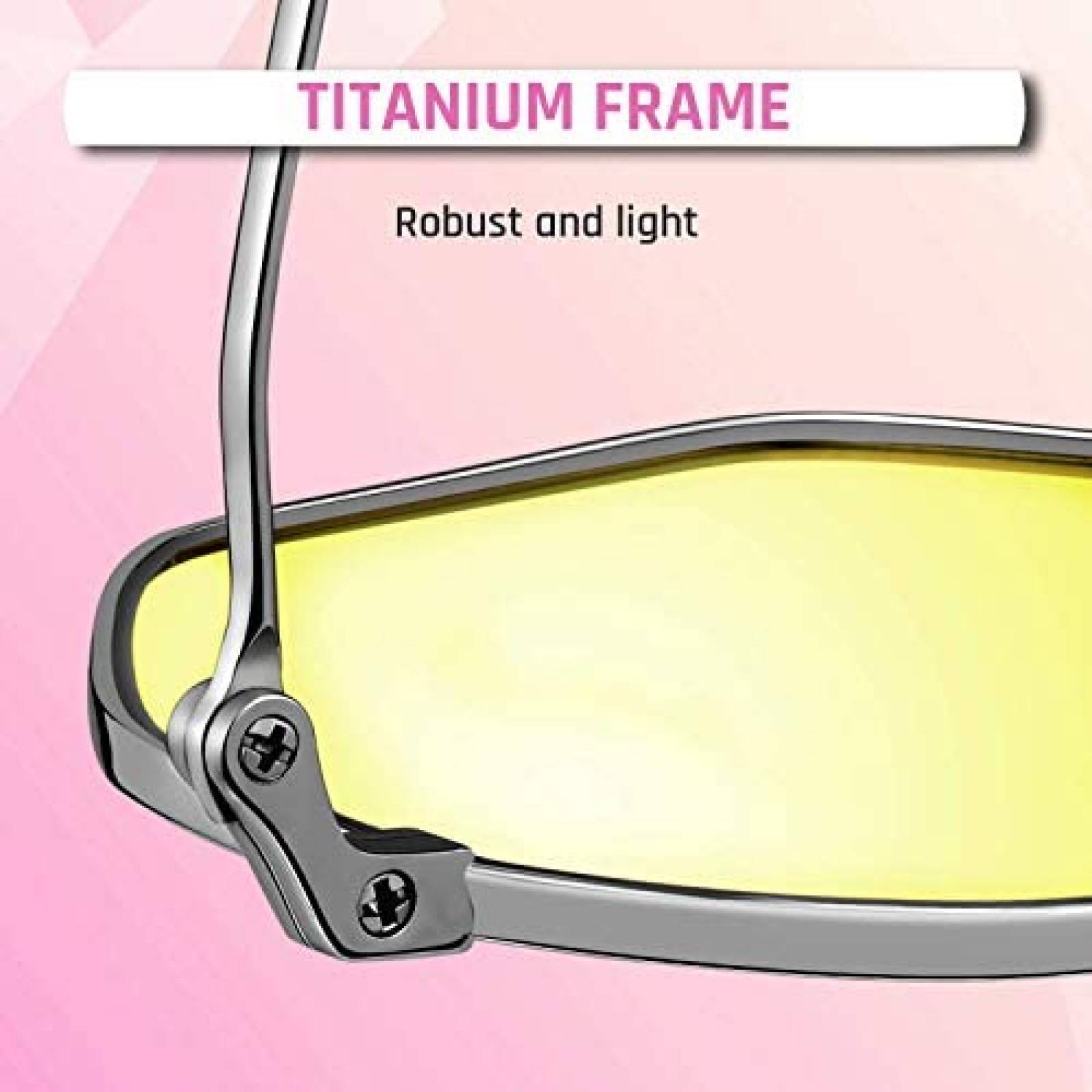 Gafas KLIM Juliette Filtro Luz Azul Proteccion UV -Plateado