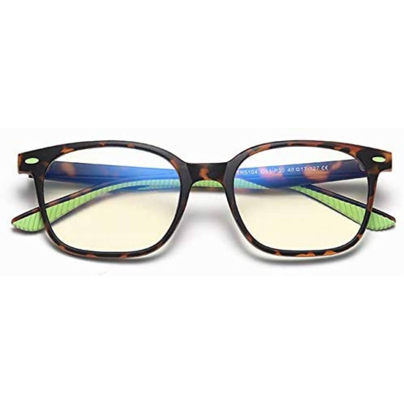 Lentes de Bloqueo de Luz Azul MAXJULI Para Niño -Cafe