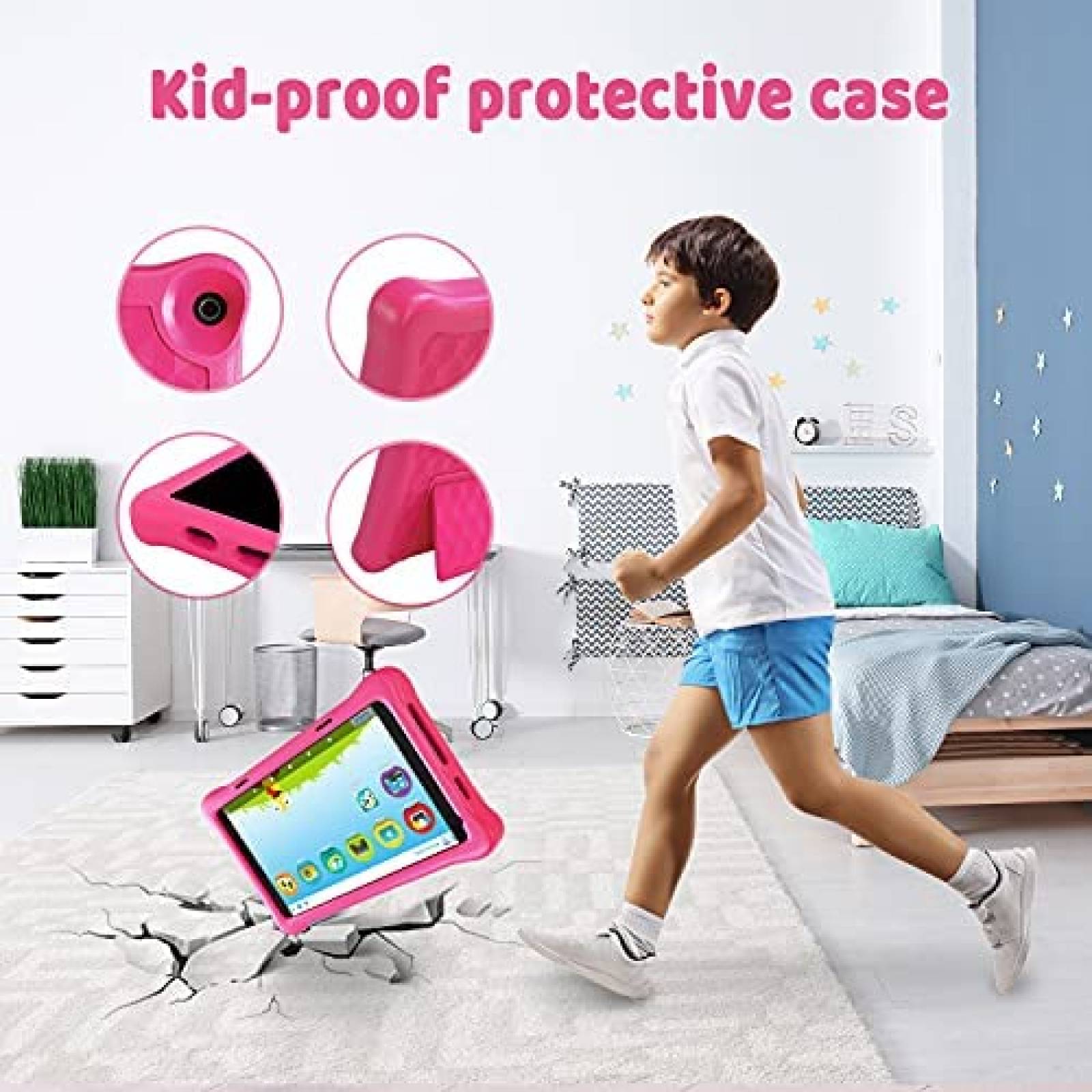 Tablet Infantil HAPPYBE 8'' 32GB 5000 mAh 1080P Full HD