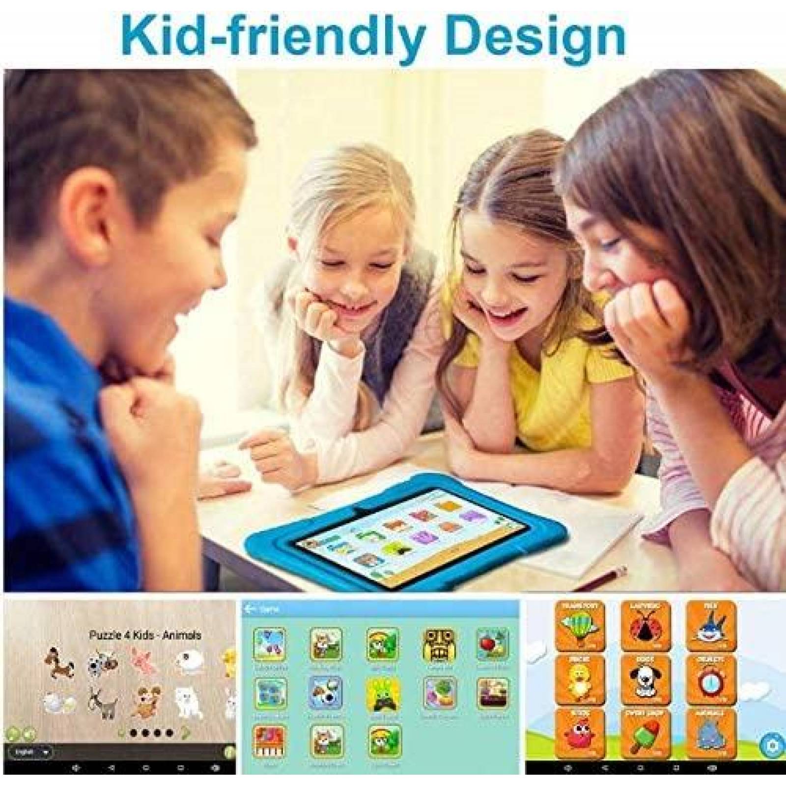 Tablet para Nios PRITOM Software Preinstalado 7'' -Celeste