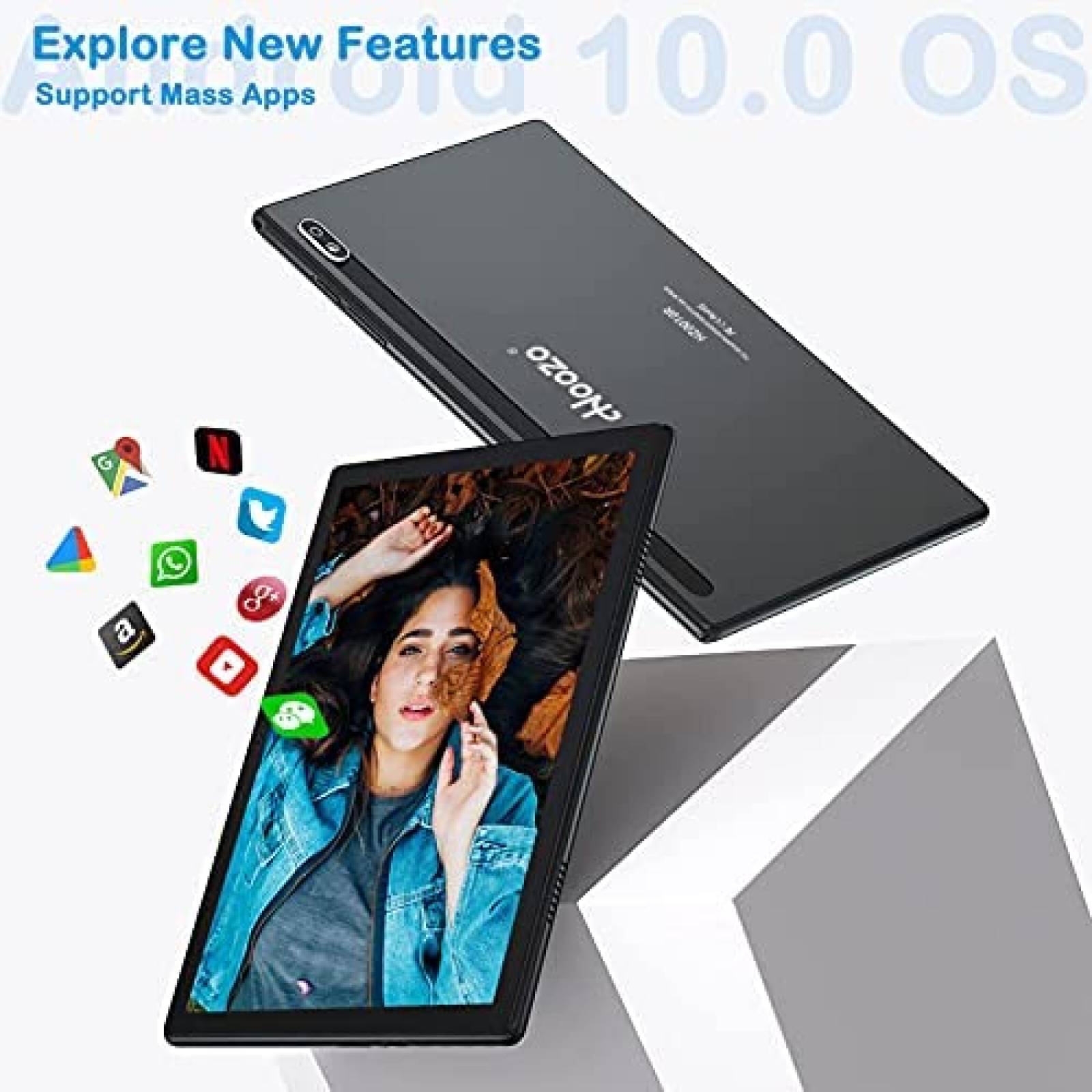 Tablet Hoozo HZ0010R 10'' de 32GB 8MP Android 10.0