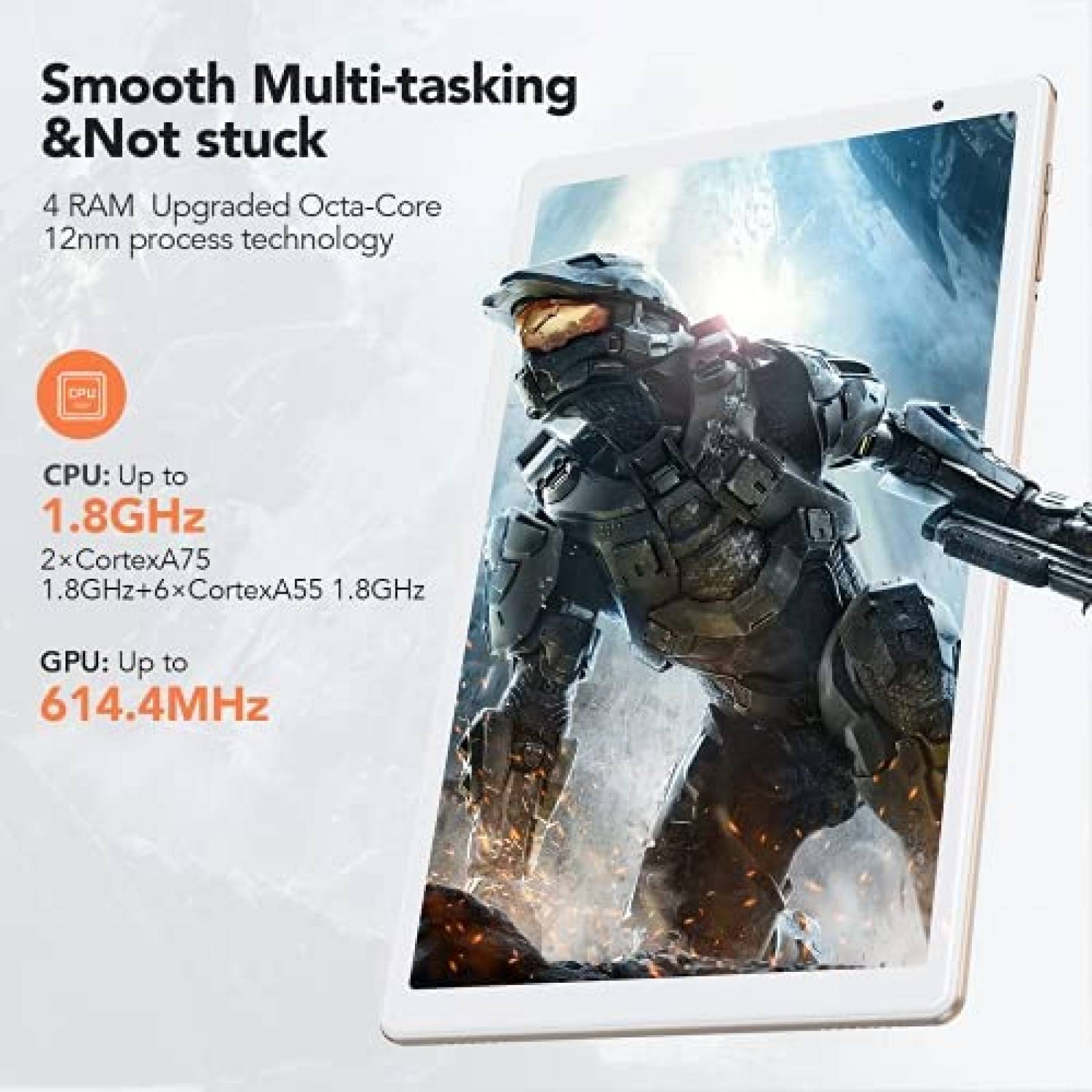 Tablet LNMBBS T610 10.1" 4GB 64GB Octa-Core Bluethoot -Oro