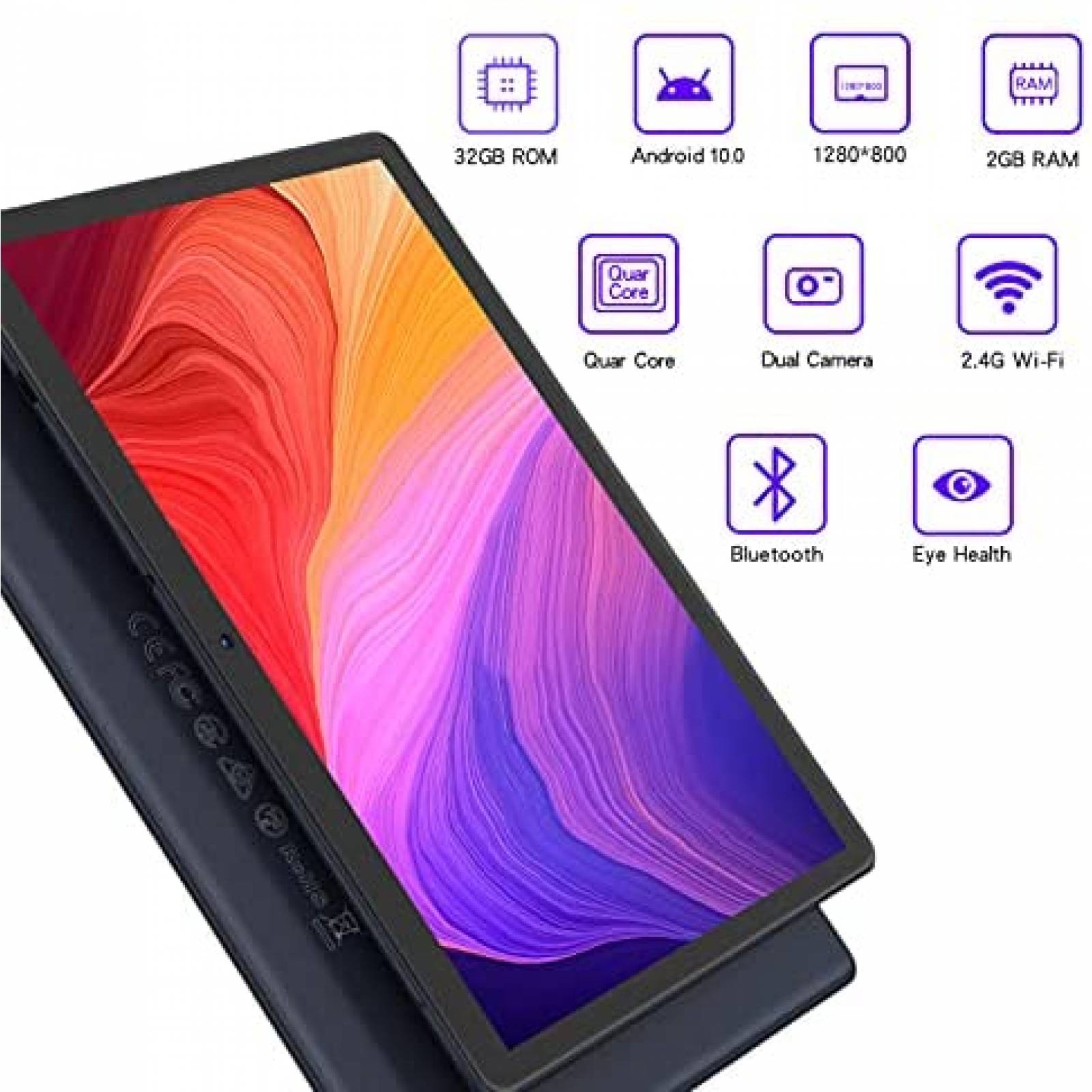 Tablet PRITOM 10'' Android 10 de 32GB de Memoria + 8MP