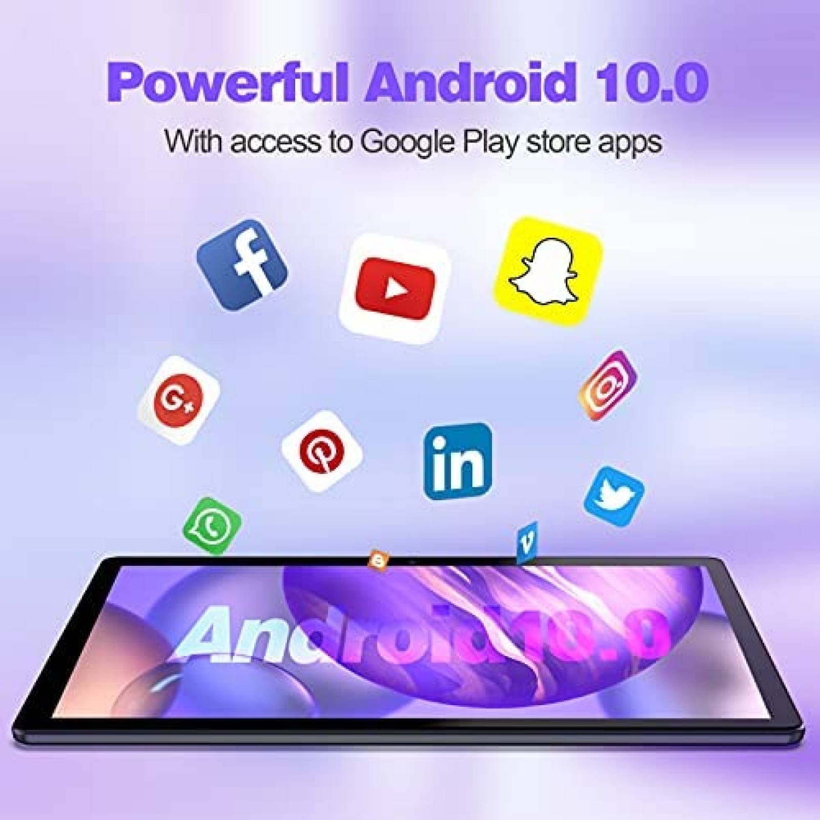 Tablet PRITOM 10'' Android 10 de 32GB de Memoria + 8MP