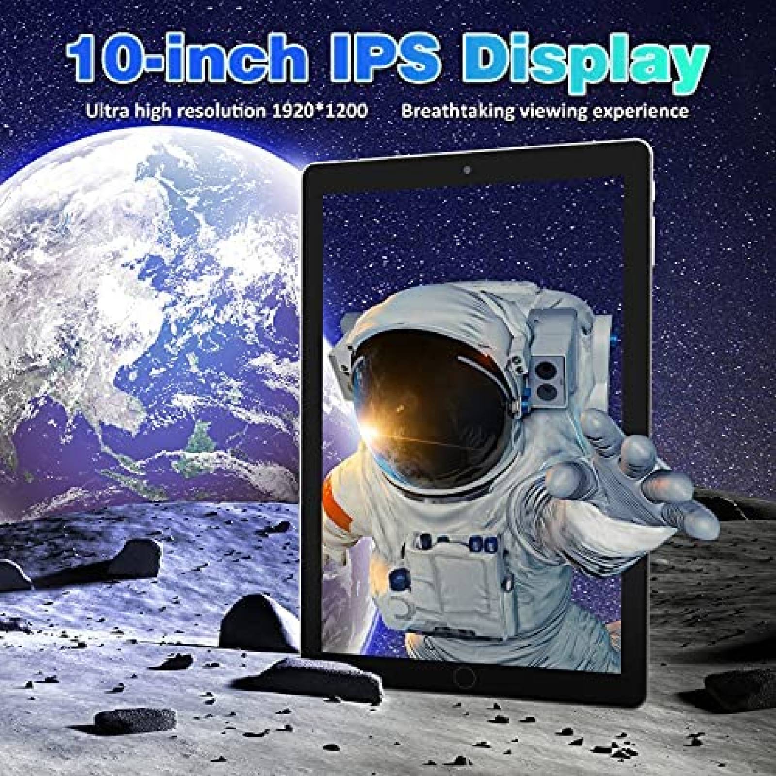 Tablet Generico Android 9.0 4GB 64GB WiFi 5G/2.4G GPS -Negro