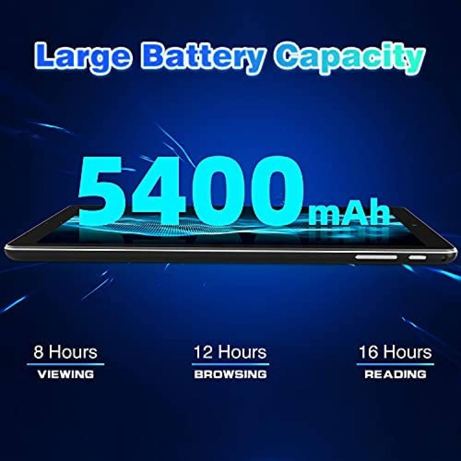 Tablet Generico Android 9.0 4GB 64GB WiFi 5G/2.4G GPS -Negro