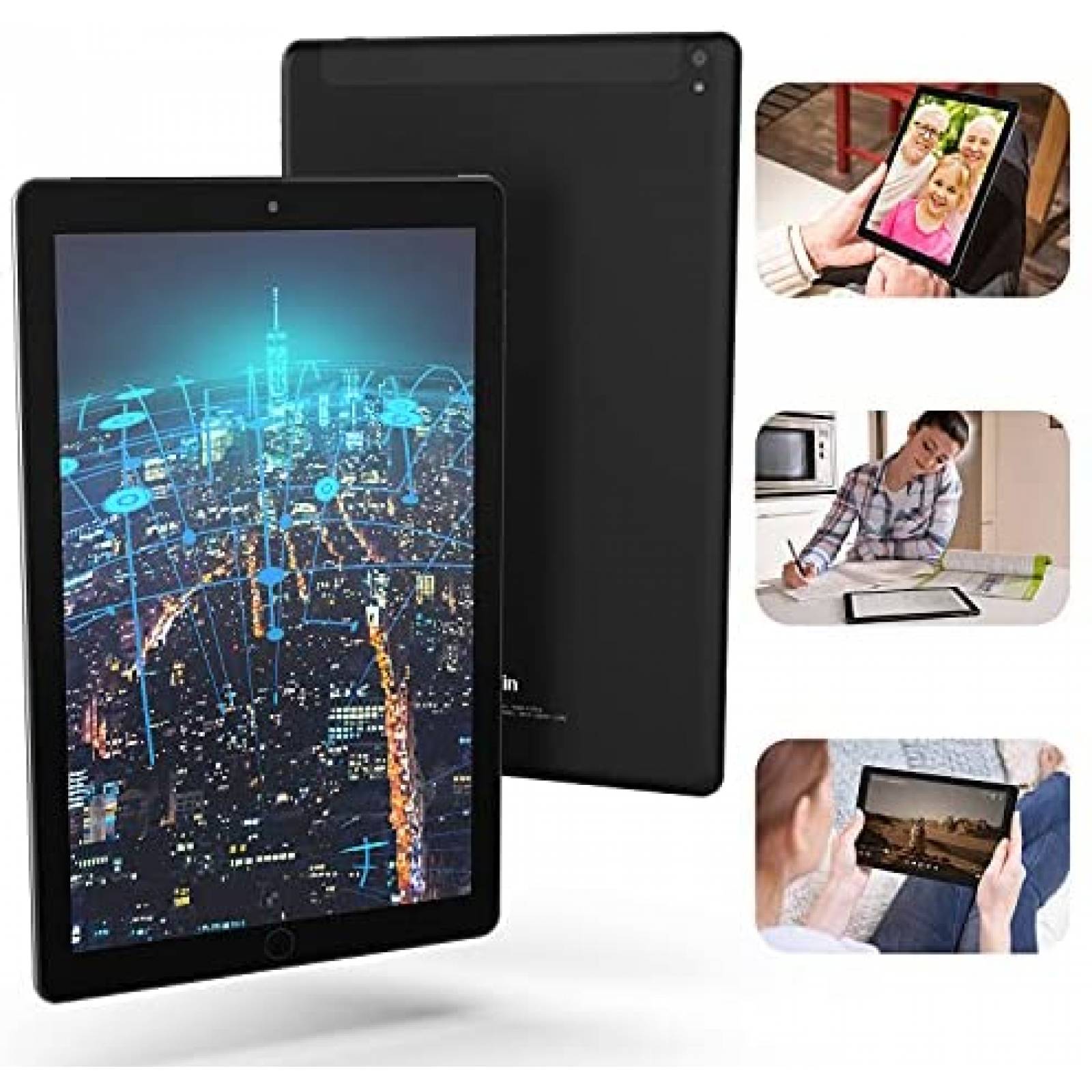 Tablet Generico Android 9.0 4GB 64GB WiFi 5G/2.4G GPS -Negro