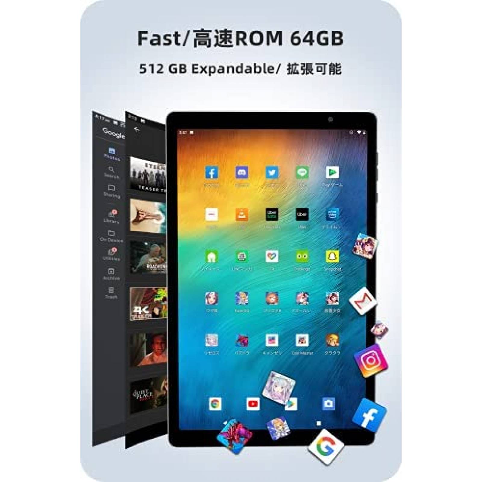 Tablet VUCATIMES N20 10" Android 10 3GB 64GB 6000mAh -Gris