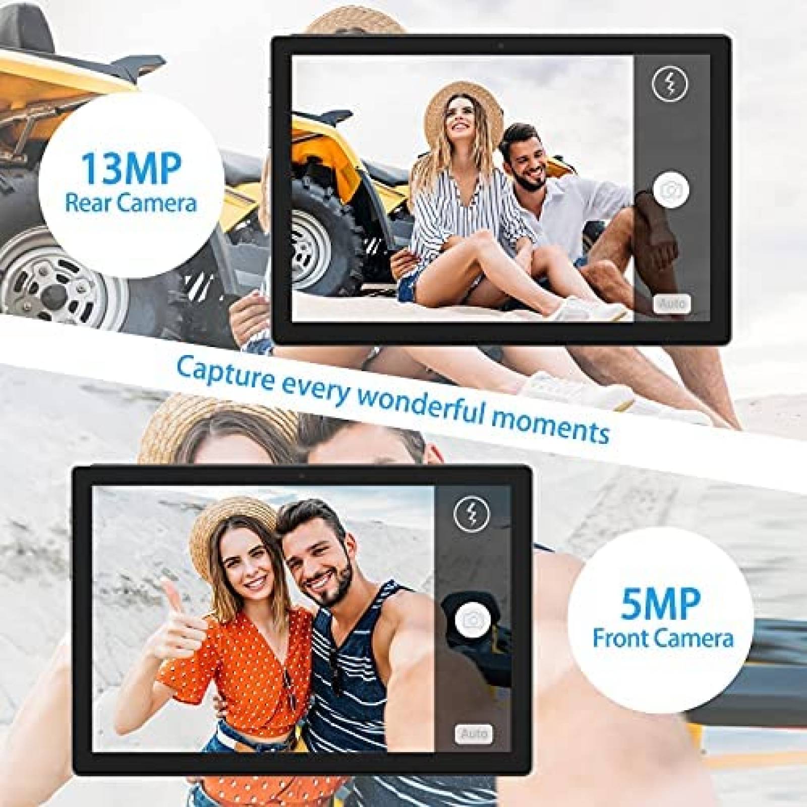 Tablet Hoozo 10'' 5G Wi-Fi 32GB Bluetooth GPS HD -Plateado