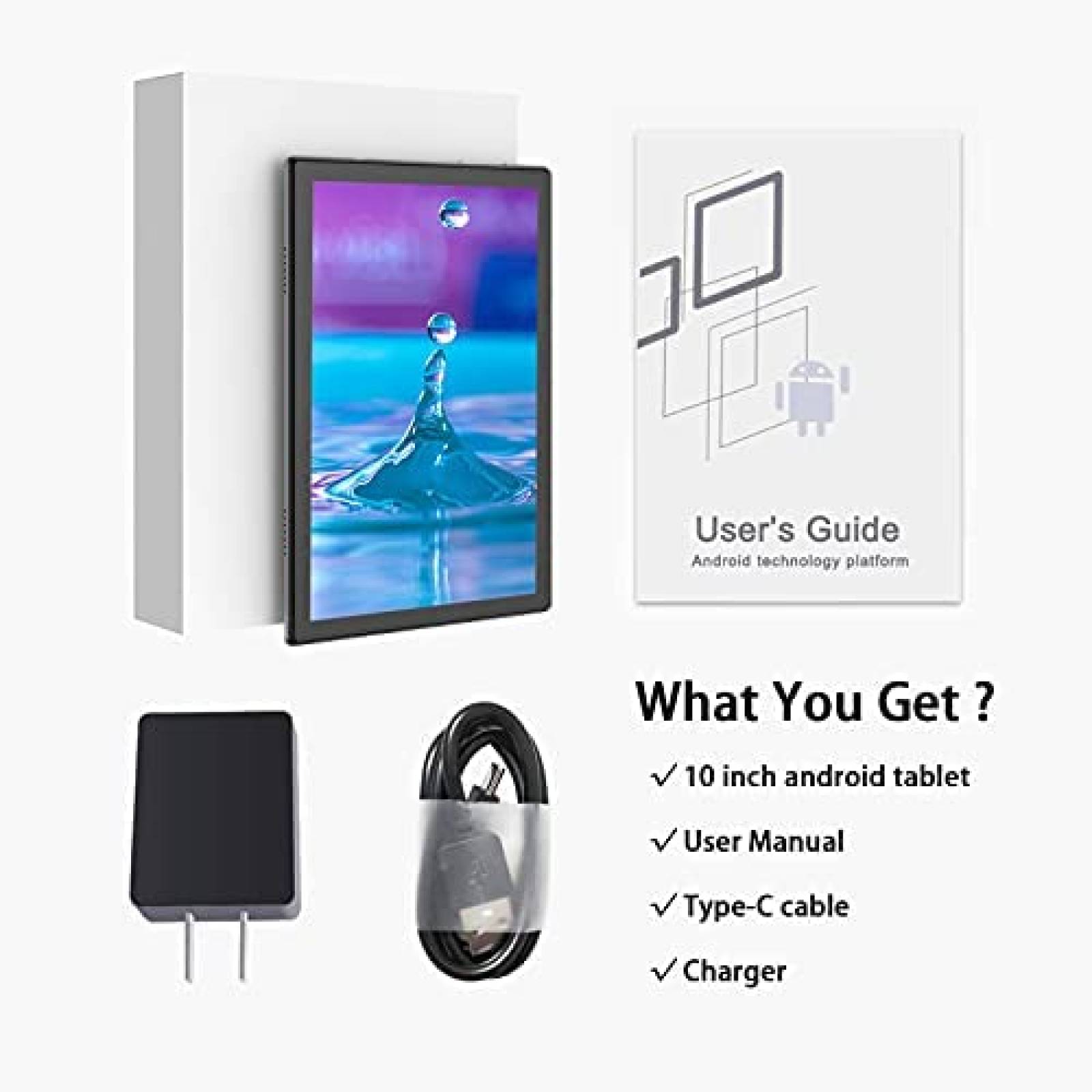 Tablet Hoozo 10'' 5G Wi-Fi 32GB Bluetooth GPS HD -Plateado