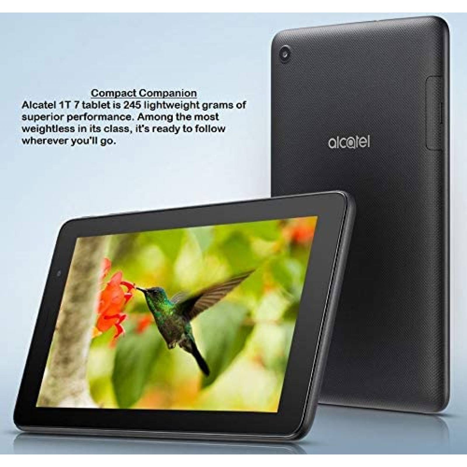 Tablet Alcatel 1T 7'' 16GB Wi-Fi Android 10 4G -Negro