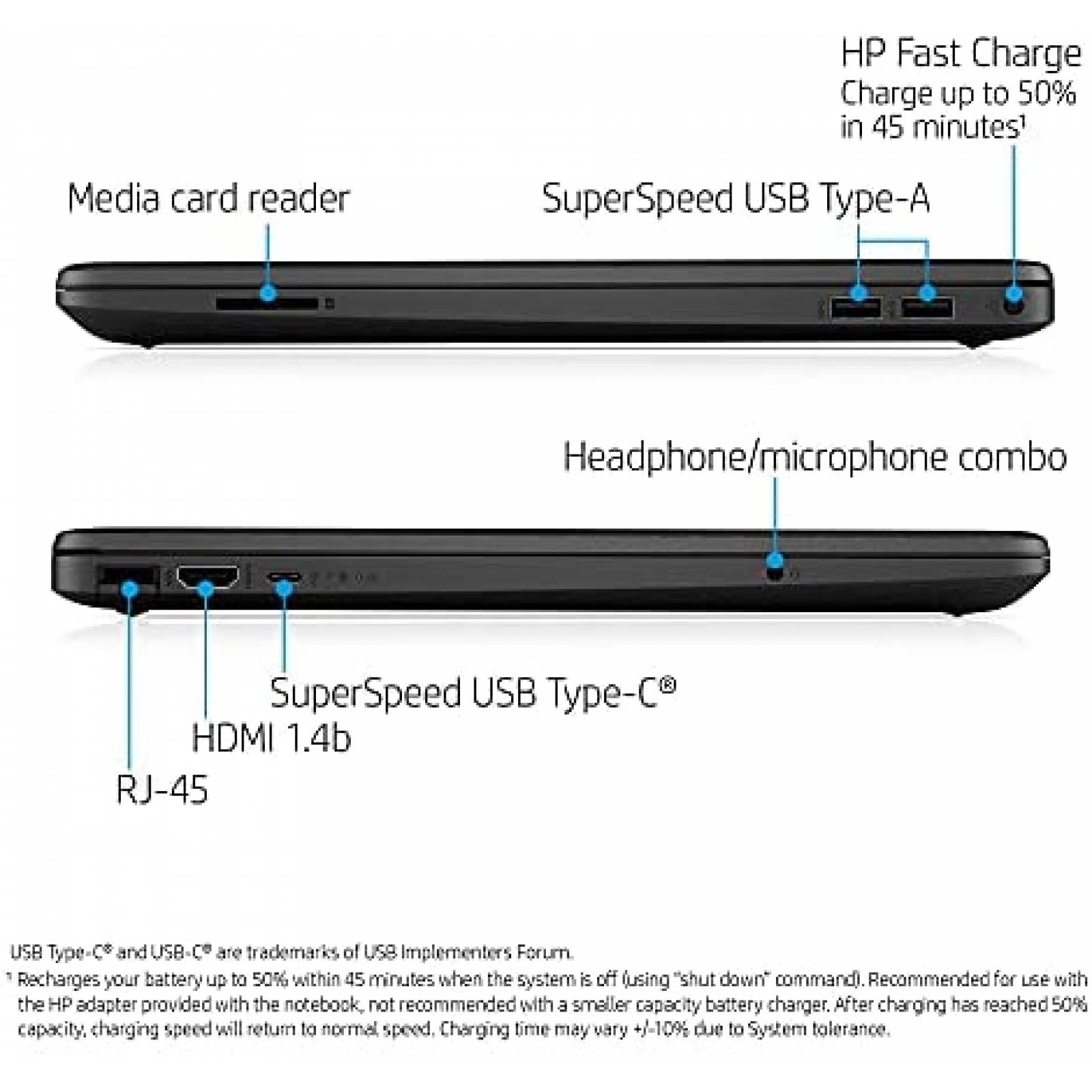 Laptop HP Notebook 15.6" intel N4020 4GB/128GB SSD