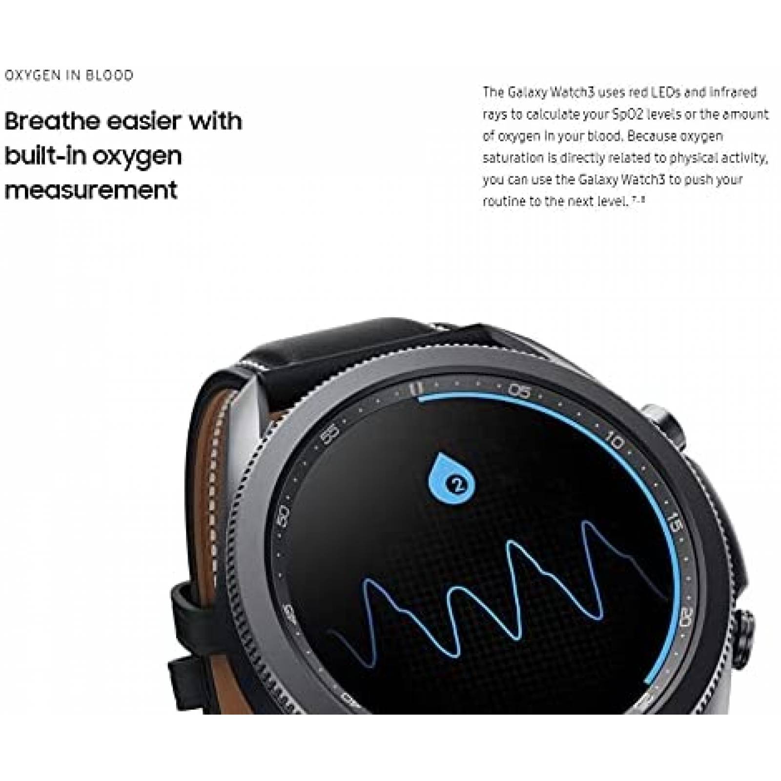 Reloj inteligente Samsung Galaxy Watch 3 41mm -Negro